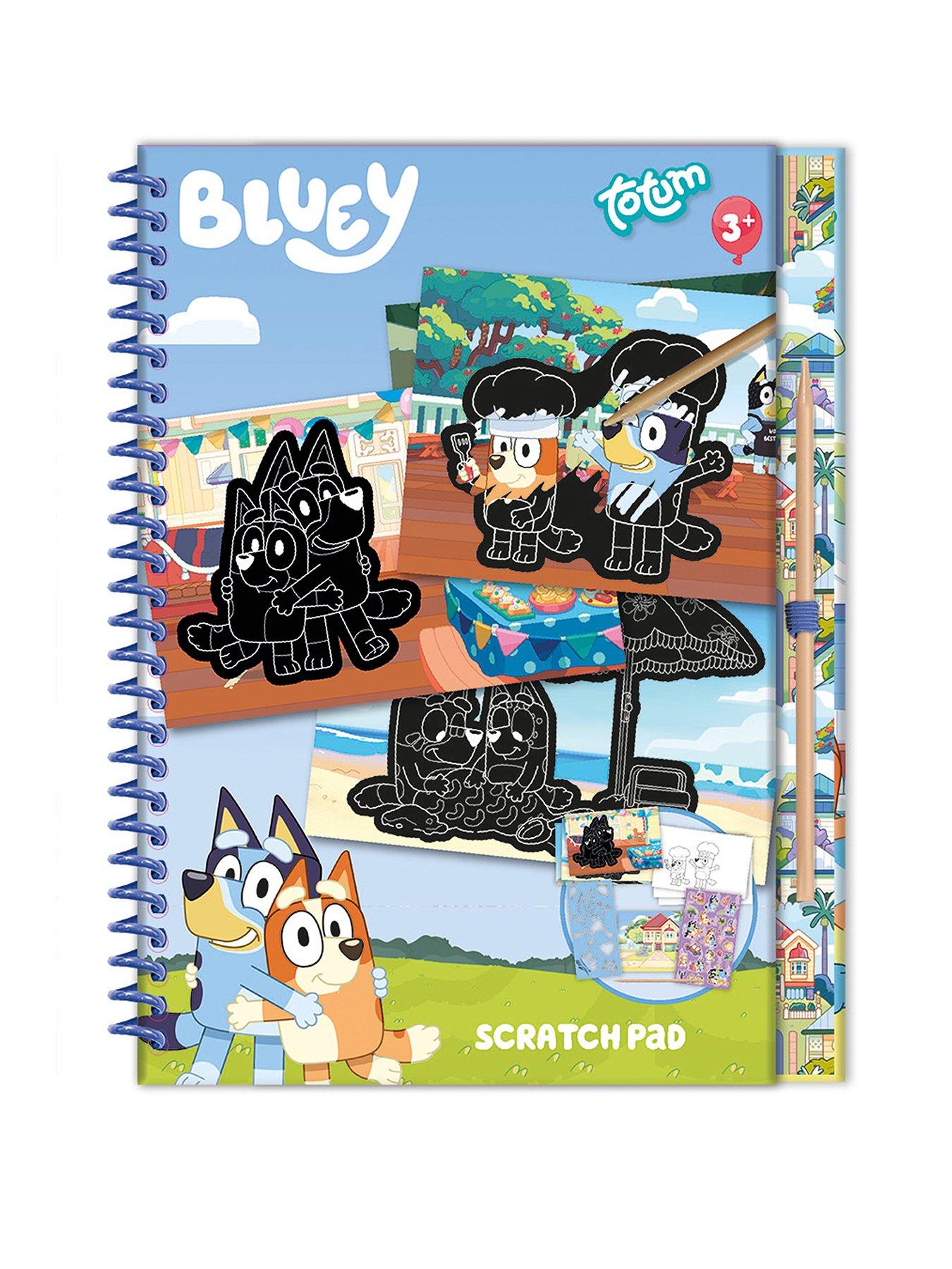Bluey Scratchbook With 10 Scratch Cards & Tool