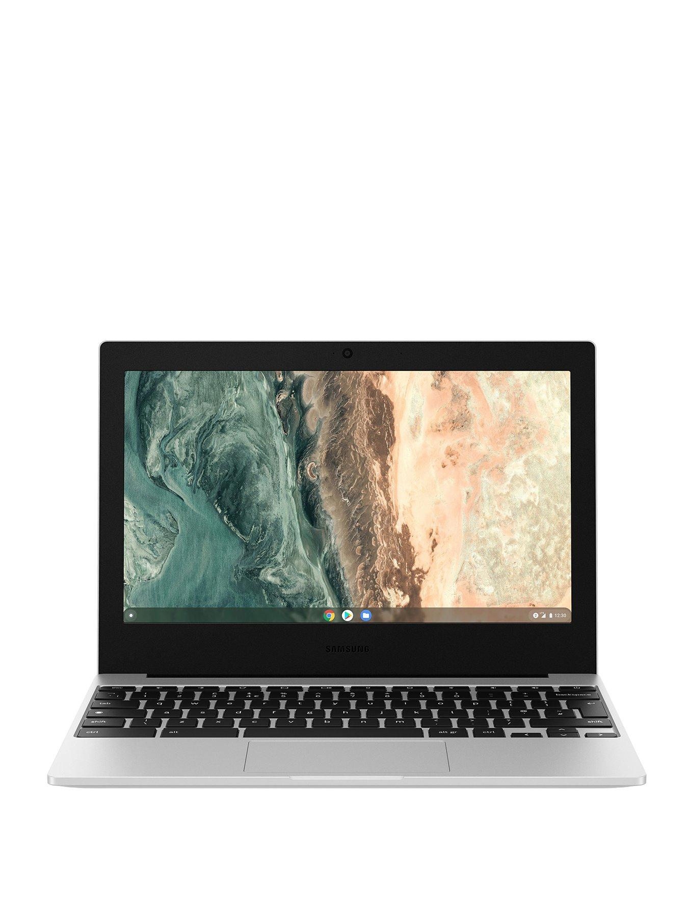 Image 1 of 6 of Samsung Chromebook Go - 14in - Intel Celeron - 4GB RAM, 64GB SSD - Silver