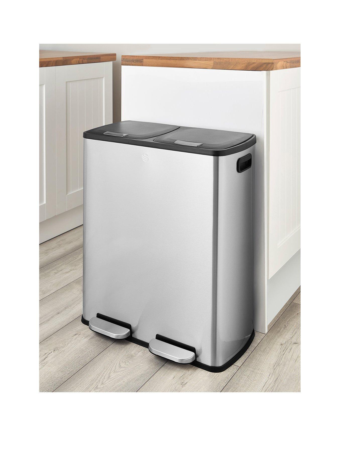 Swan 60l (2x30l) Pedal Recycling Bin
