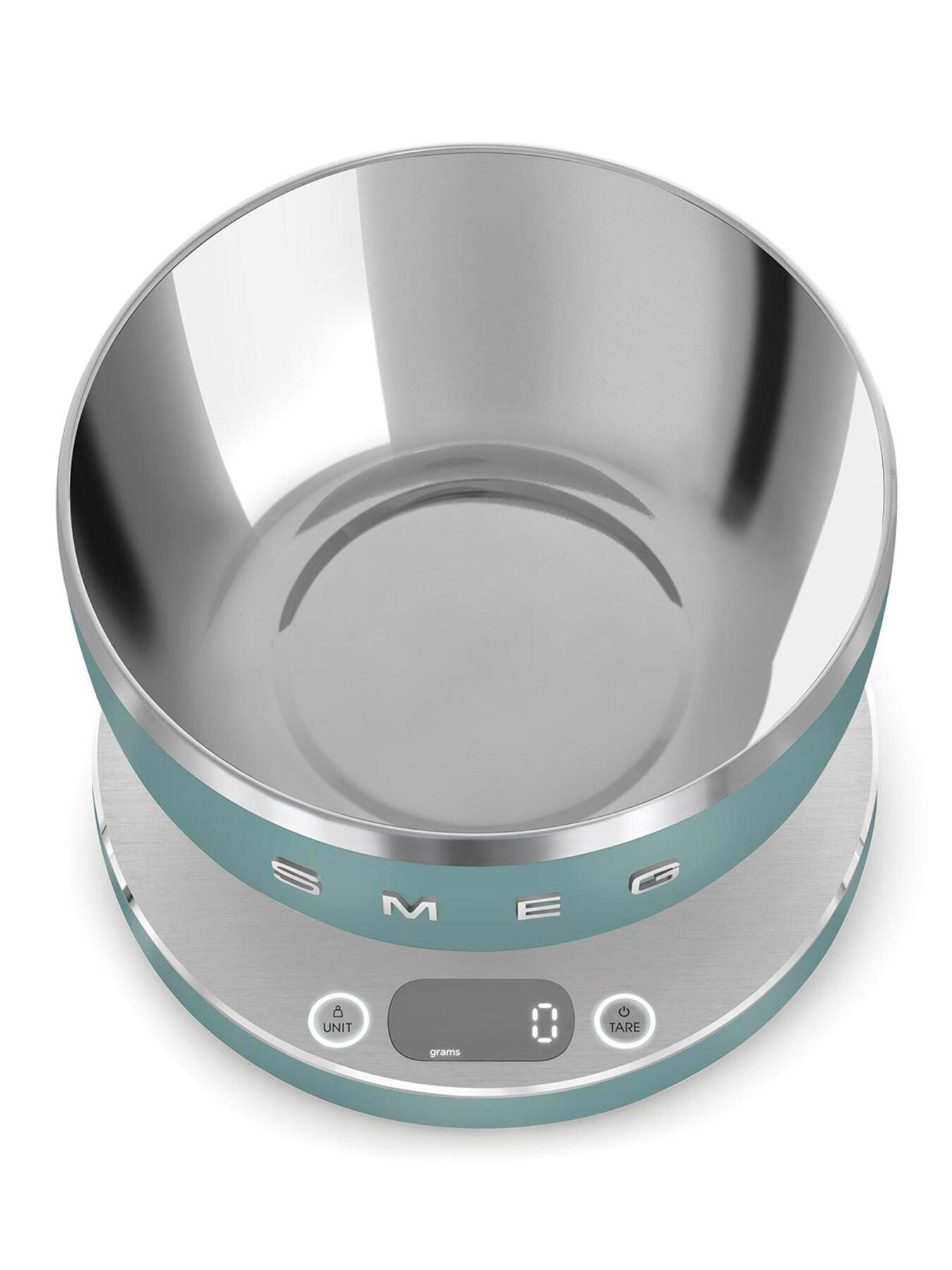 Image 4 of 6 of Smeg Digital Kitchen Scales with Removeable Bowl, Emerald Green