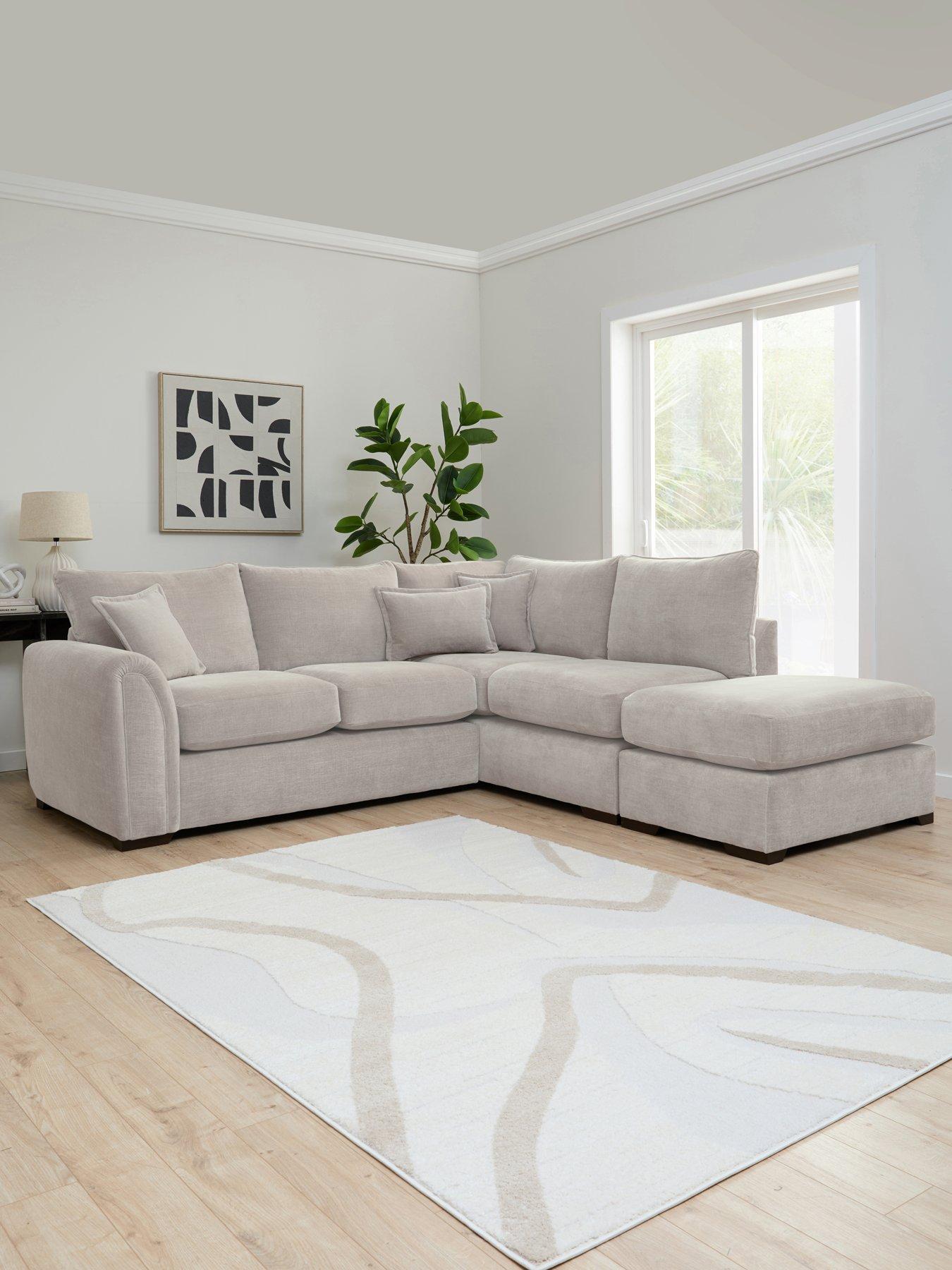 The Very Collection Carmen Right Hand Chaise With Footstool - FSC® Certified