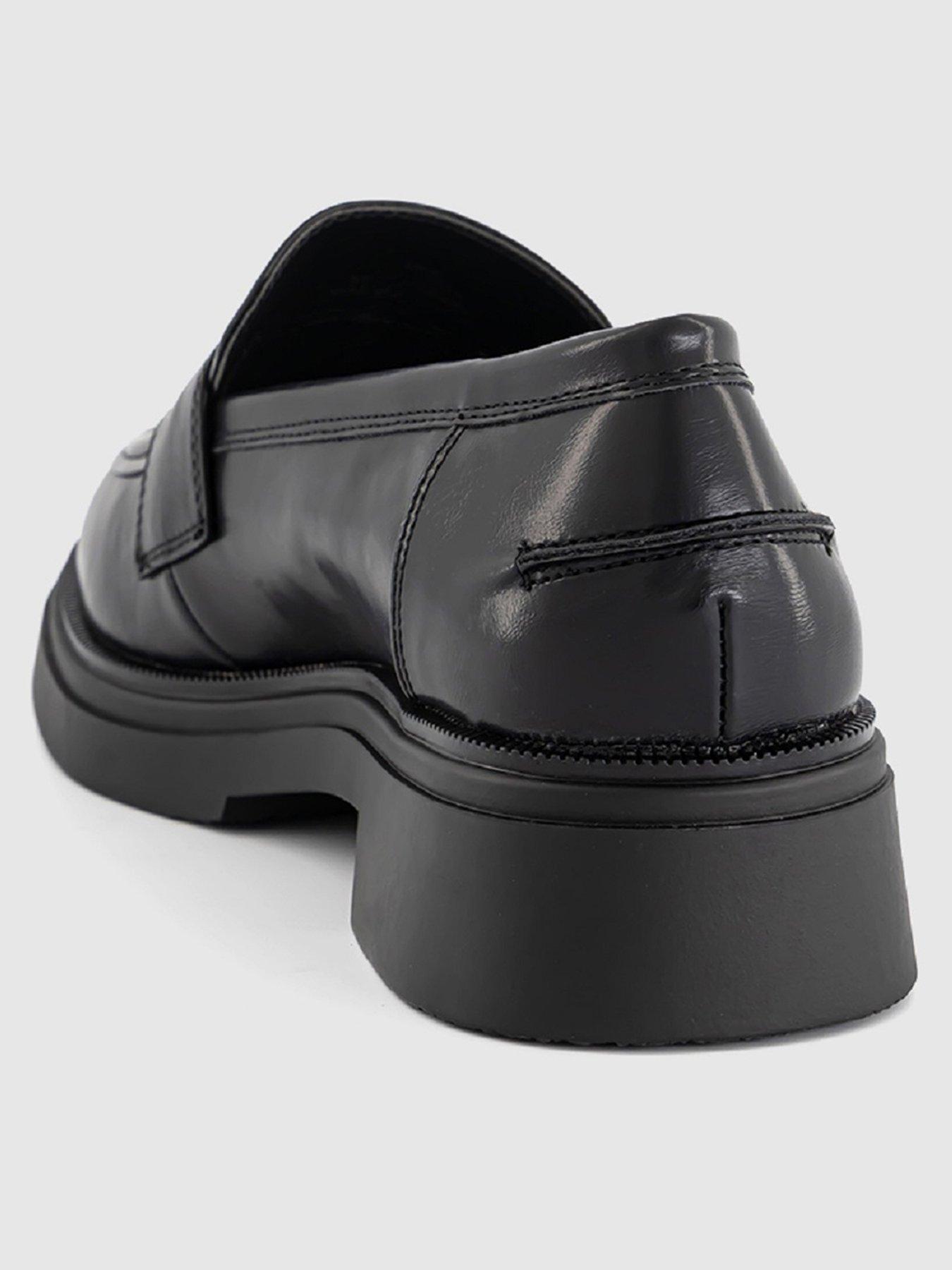 princess polly baby blue dress Classic Black Vegan Leather Penny Loafer Women Buckle Detail, Women's Black  Leather Loafer and Moccasins, Casual Black Vegan Leather Loafers