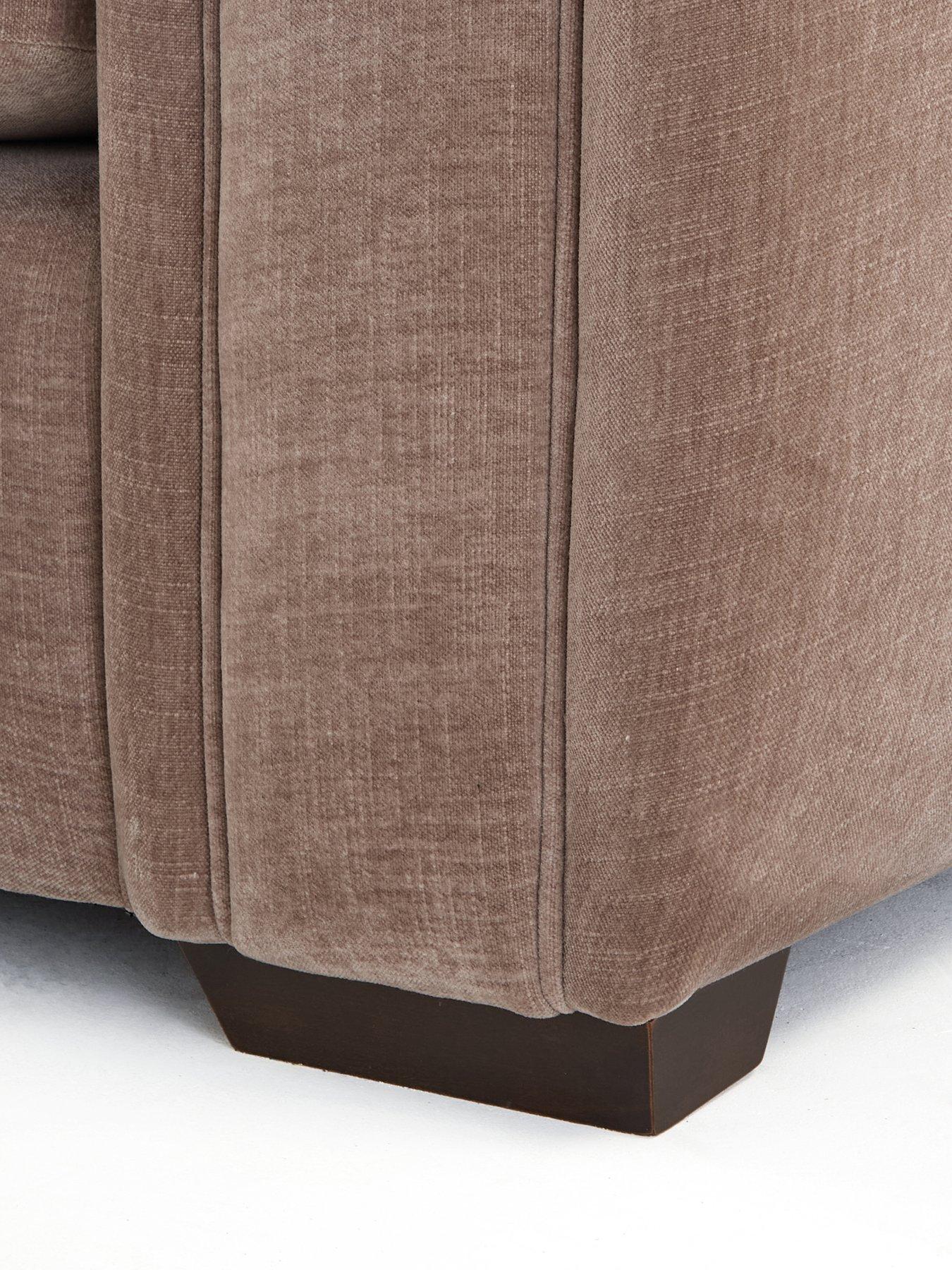 Image 4 of 7 of The Very Collection Carmen Left Hand Scatter Back Corner Chaise With Footstool - FSC&reg; Certified&nbsp;- Made to Order in the UK