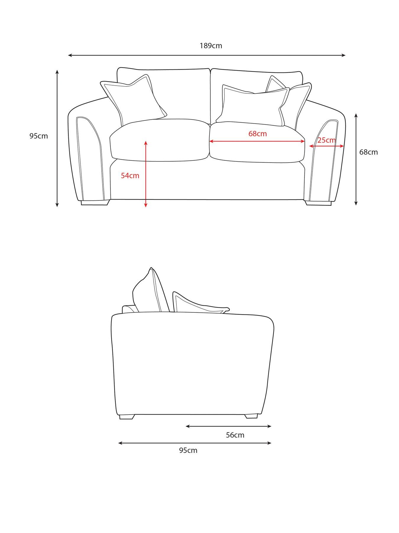 Image 7 of 7 of The Very Collection Carmen 2 Seater Sofa - FSC&reg; Certified&nbsp;- Made to Order in the UK