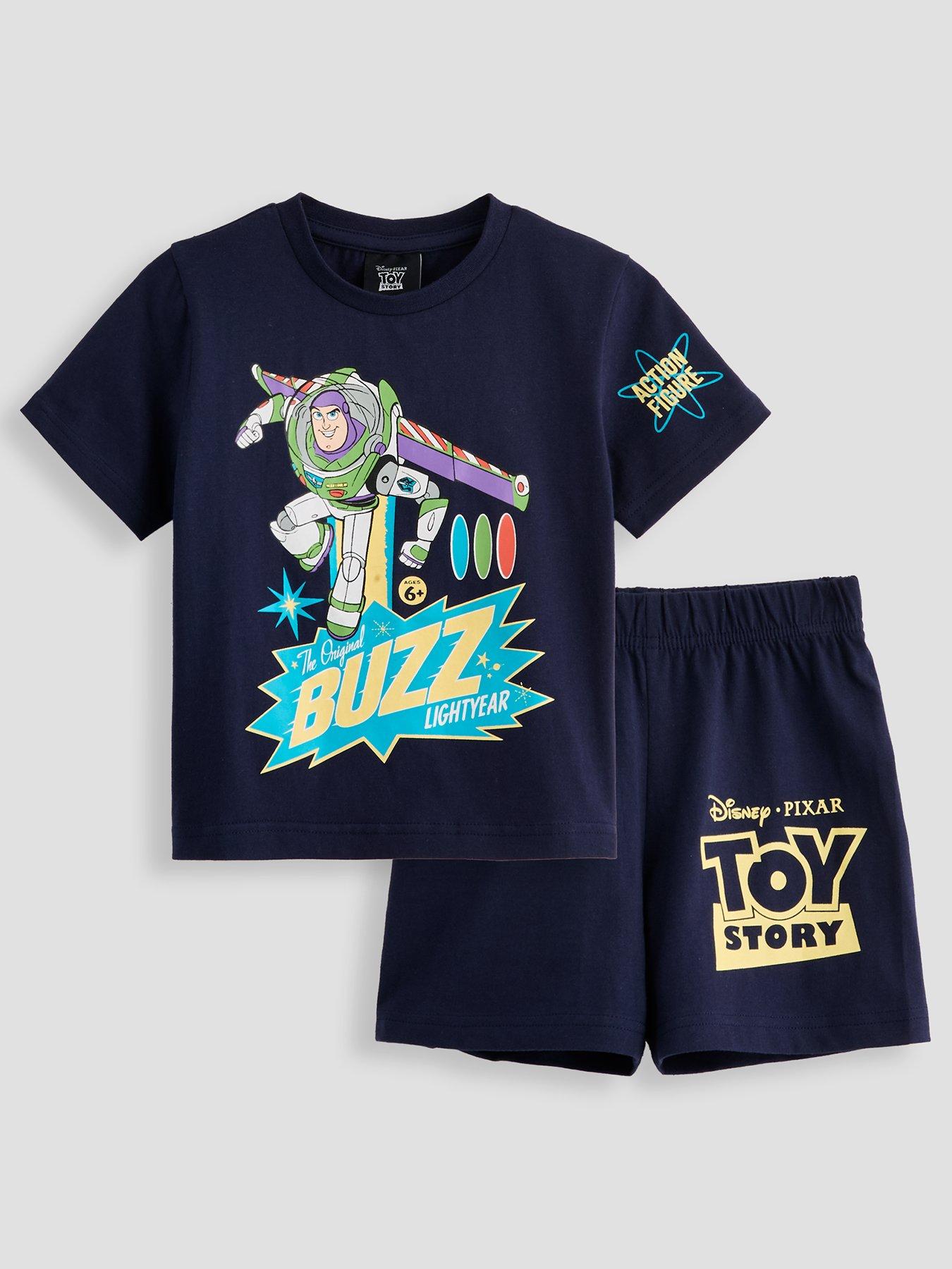 The Very Collection Buzz Lightyear Shortie Pyjama Set - Navy