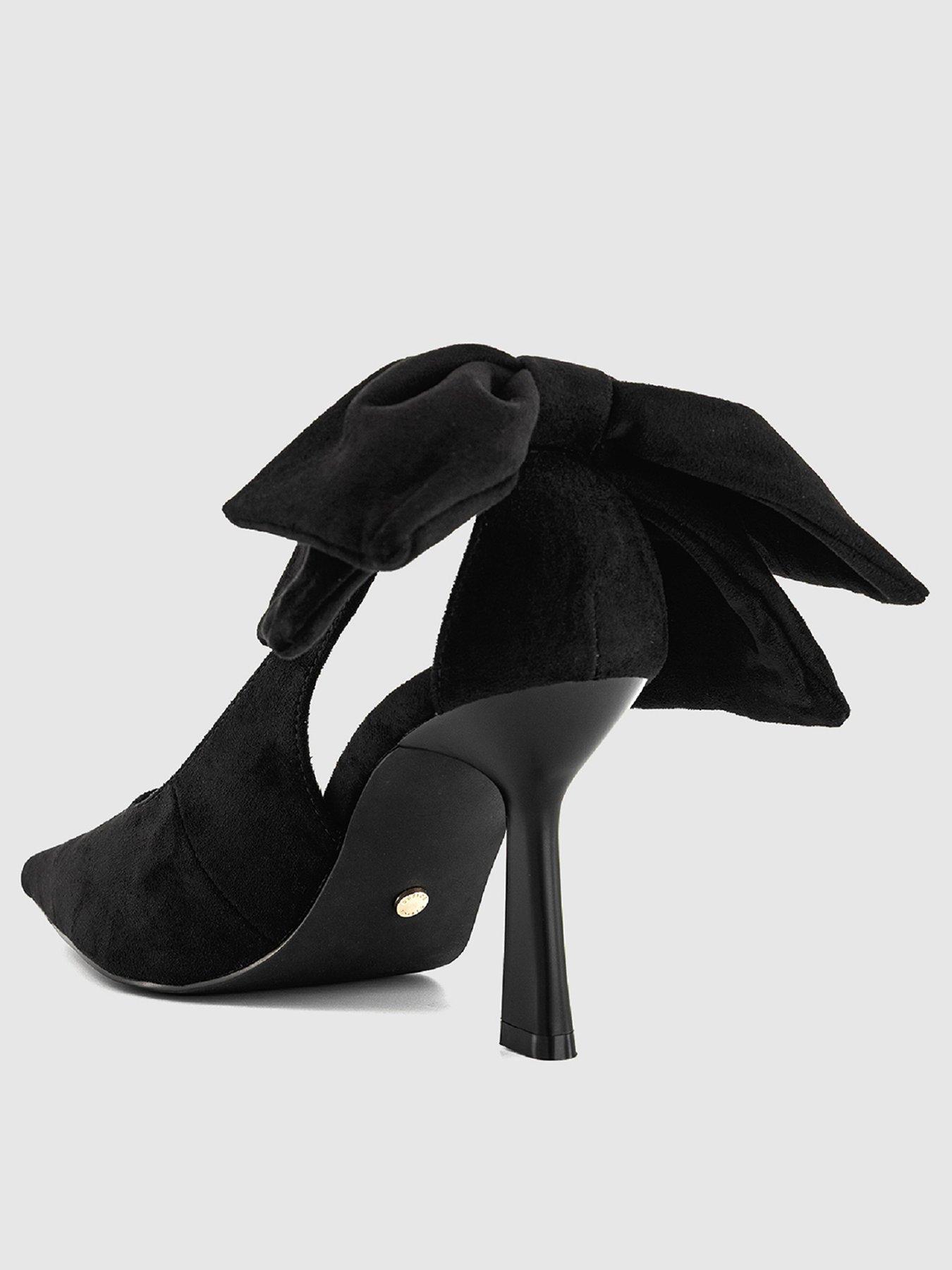 Image 2 of 5 of OFFICE Heist Bow Back Court Heel - Black