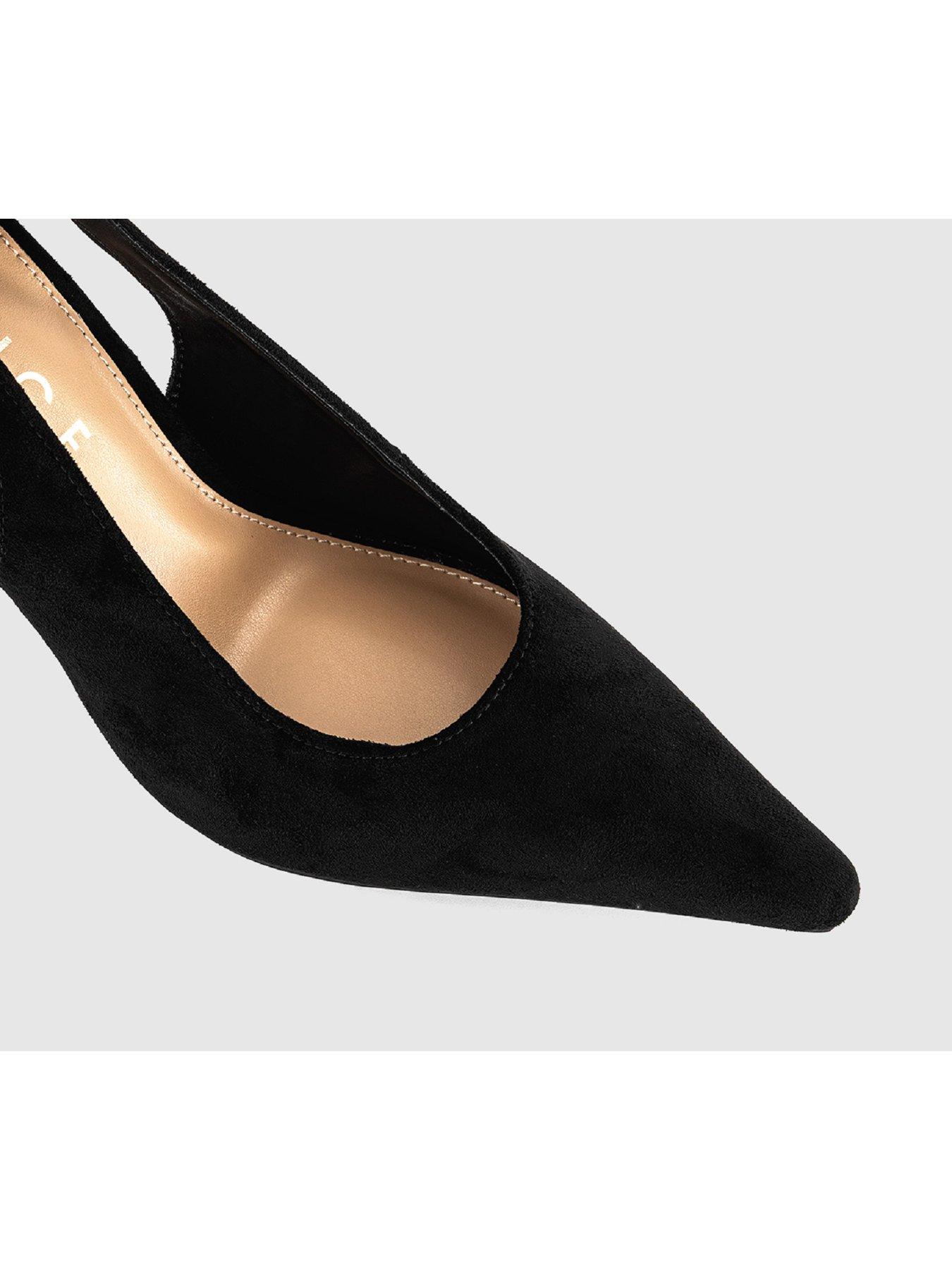 Image 5 of 5 of OFFICE Heist Bow Back Court Heel - Black
