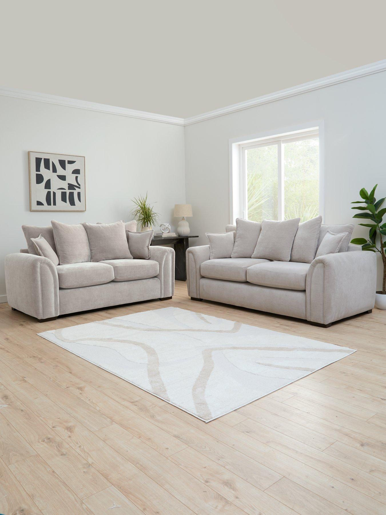 The Very Collection Carmen 3 + 2 Scatter Back Seater Sofas - FSC® Certified
