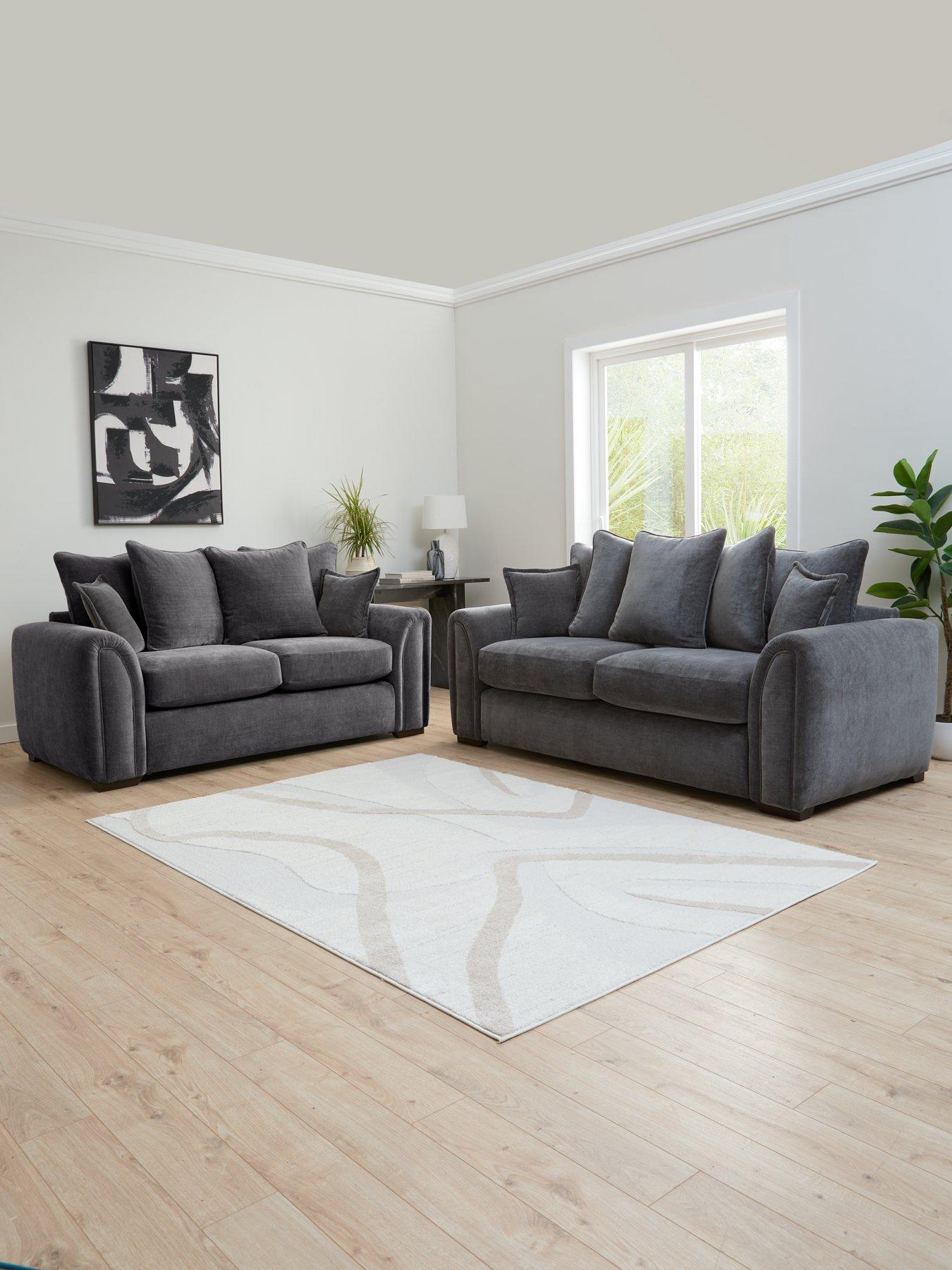 The Very Collection Carmen 3 + 2 Scatter Back Seater Sofas - FSC® Certified