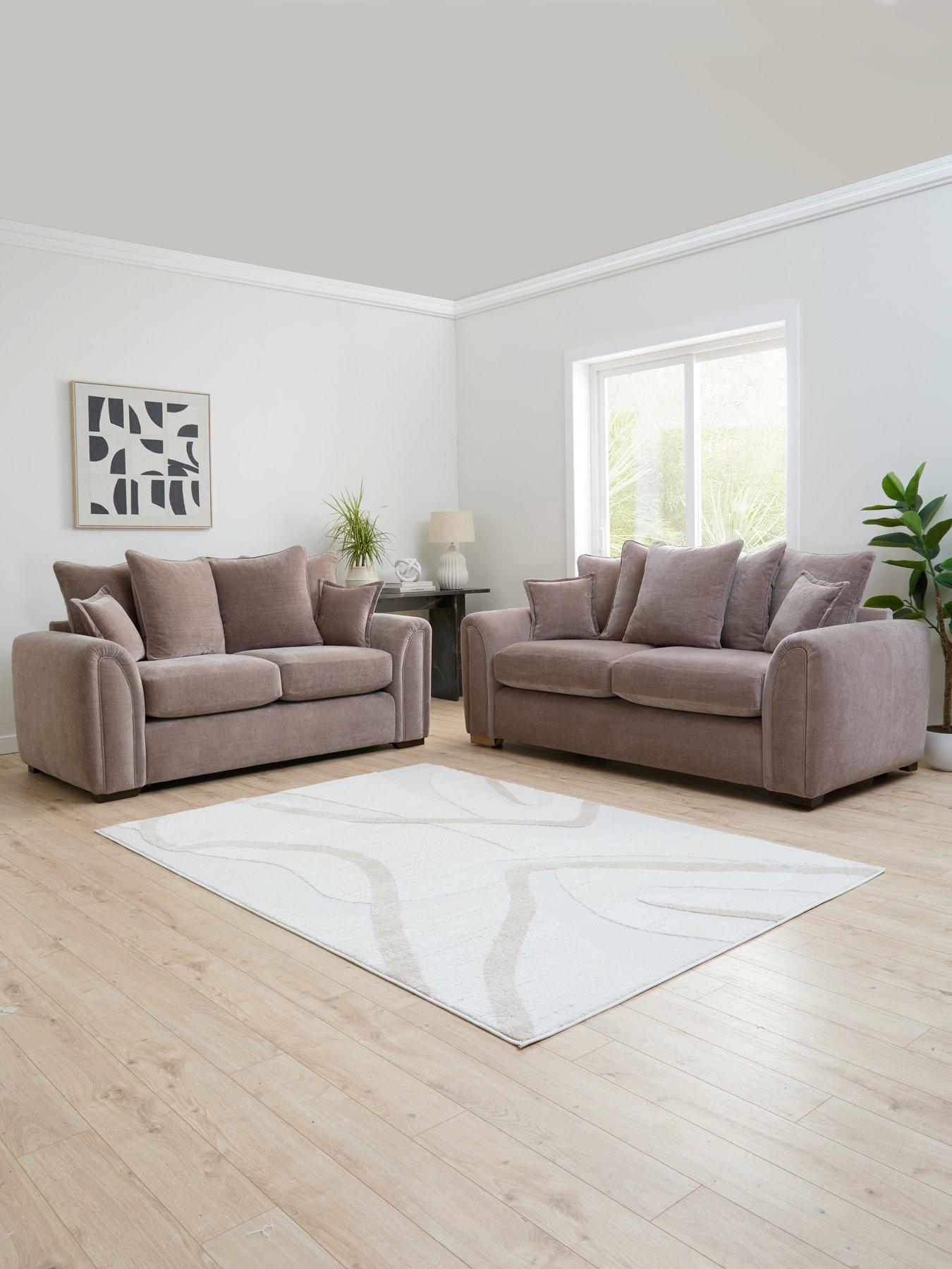 The Very Collection Carmen 3 + 2 Scatter Back Seater Sofas - FSC® Certified