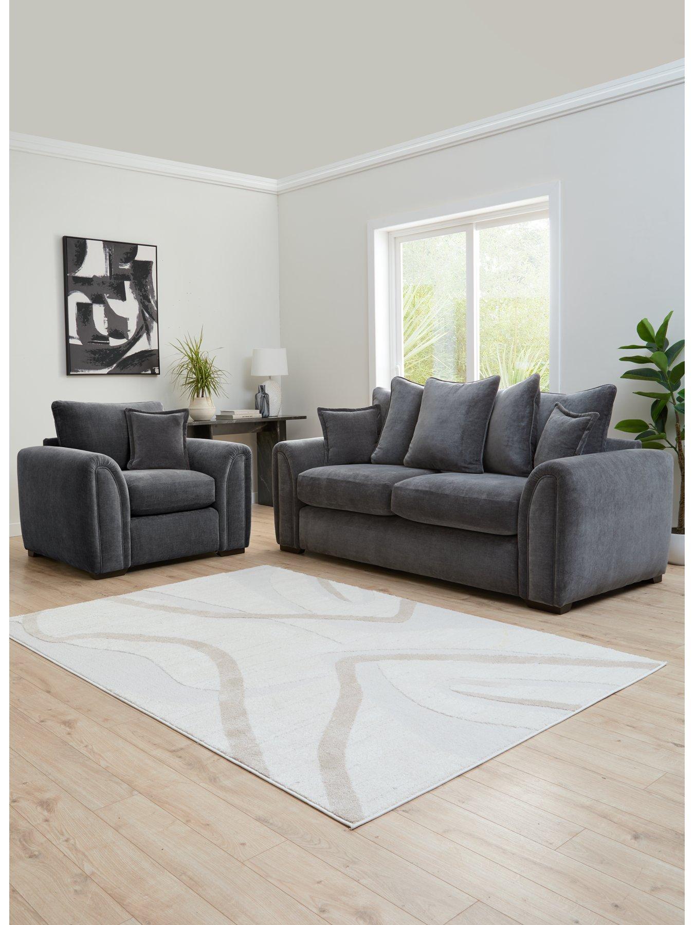 The Very Collection Carmen 3 Seater Scatter Sofa + Chair - FSC® Certified