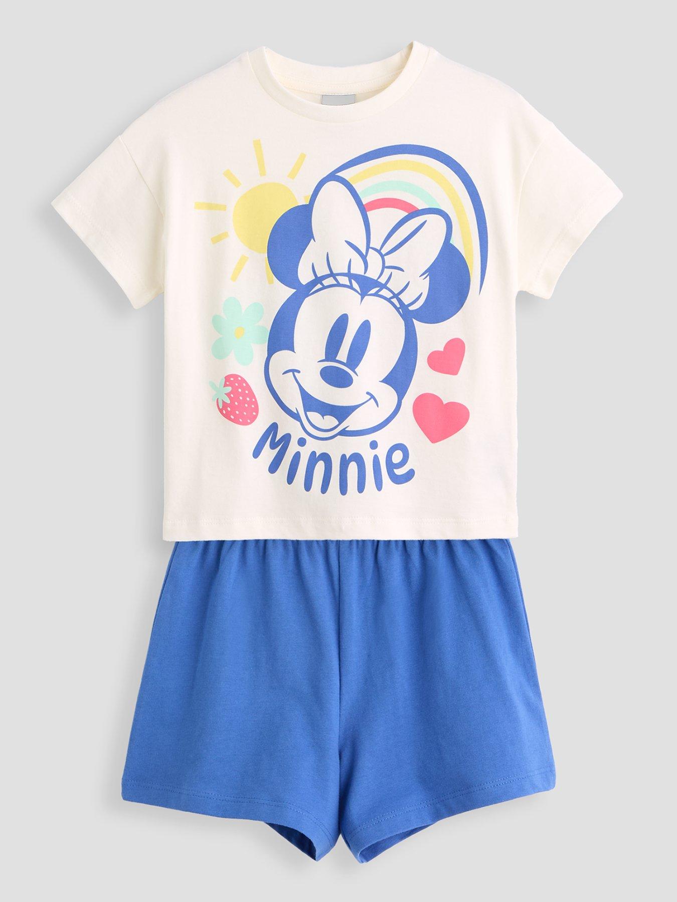 Image 2 of 5 of The Very Collection 2pk Disney Minnie Mouse Fruit Short Pyjamas