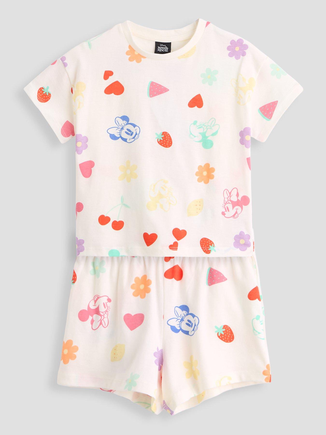 Image 3 of 5 of The Very Collection 2pk Disney Minnie Mouse Fruit Short Pyjamas