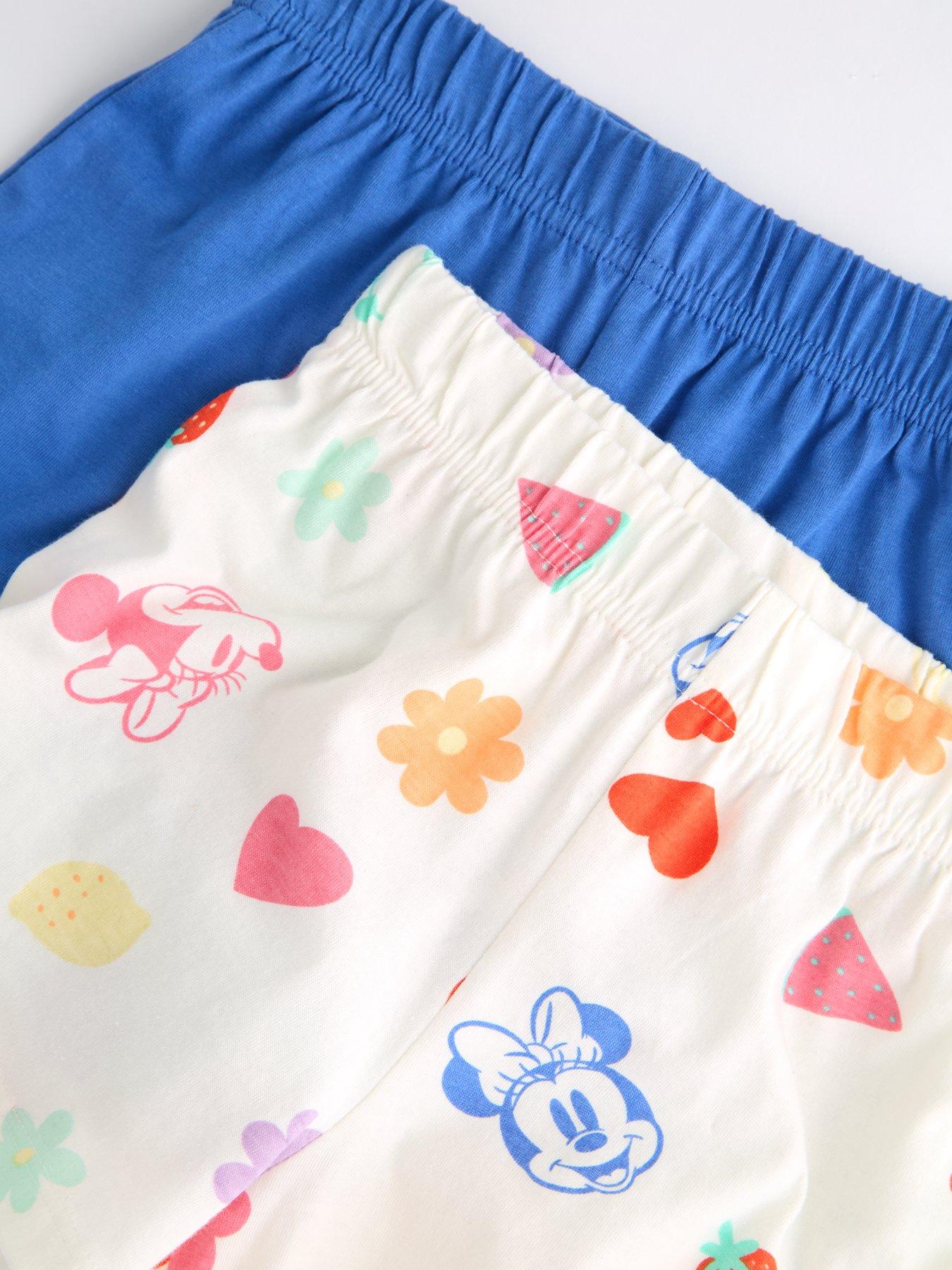 Image 5 of 5 of The Very Collection 2pk Disney Minnie Mouse Fruit Short Pyjamas