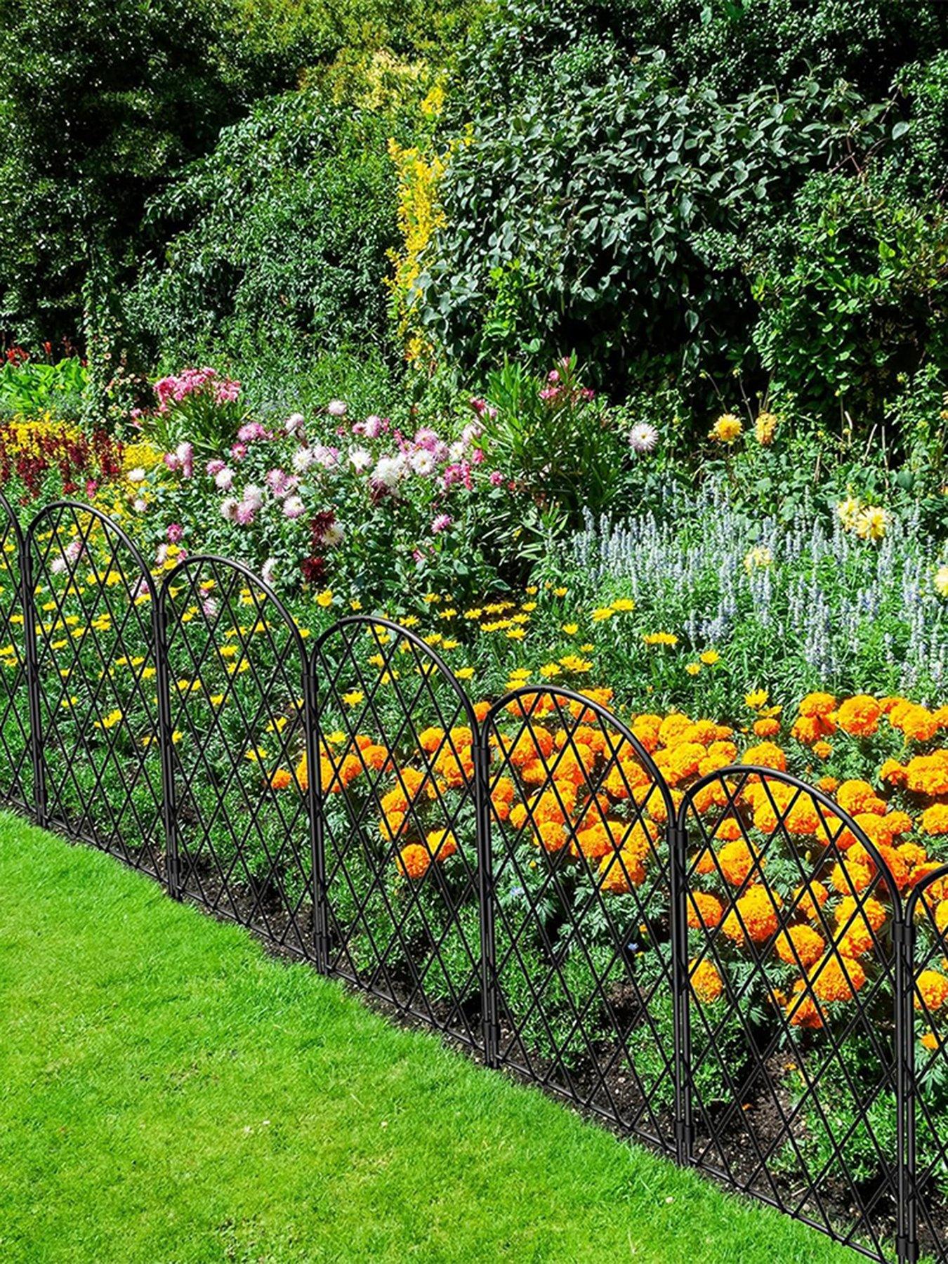 Image 1 of 7 of Living and Home 10Pcs Arches Garden Picket Fences