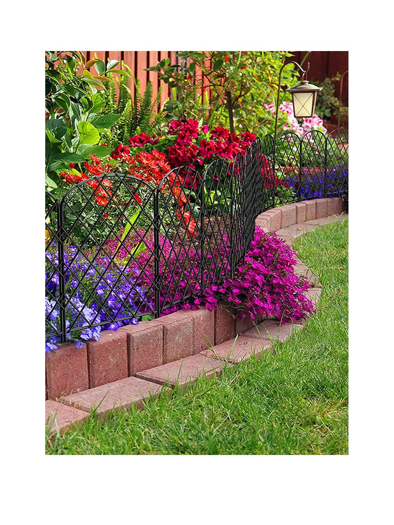 Image 2 of 7 of Living and Home 10Pcs Arches Garden Picket Fences