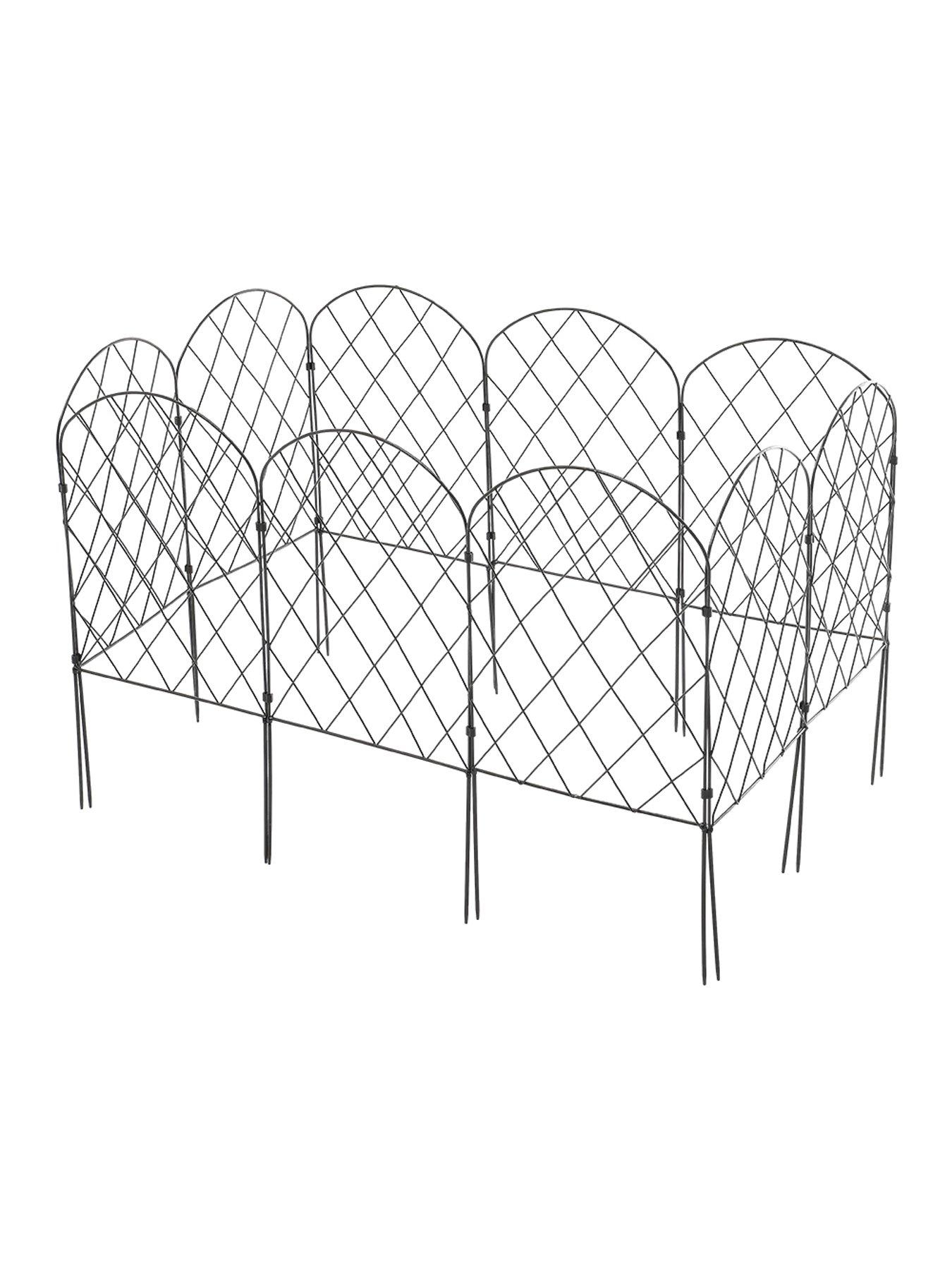 Image 4 of 7 of Living and Home 10Pcs Arches Garden Picket Fences