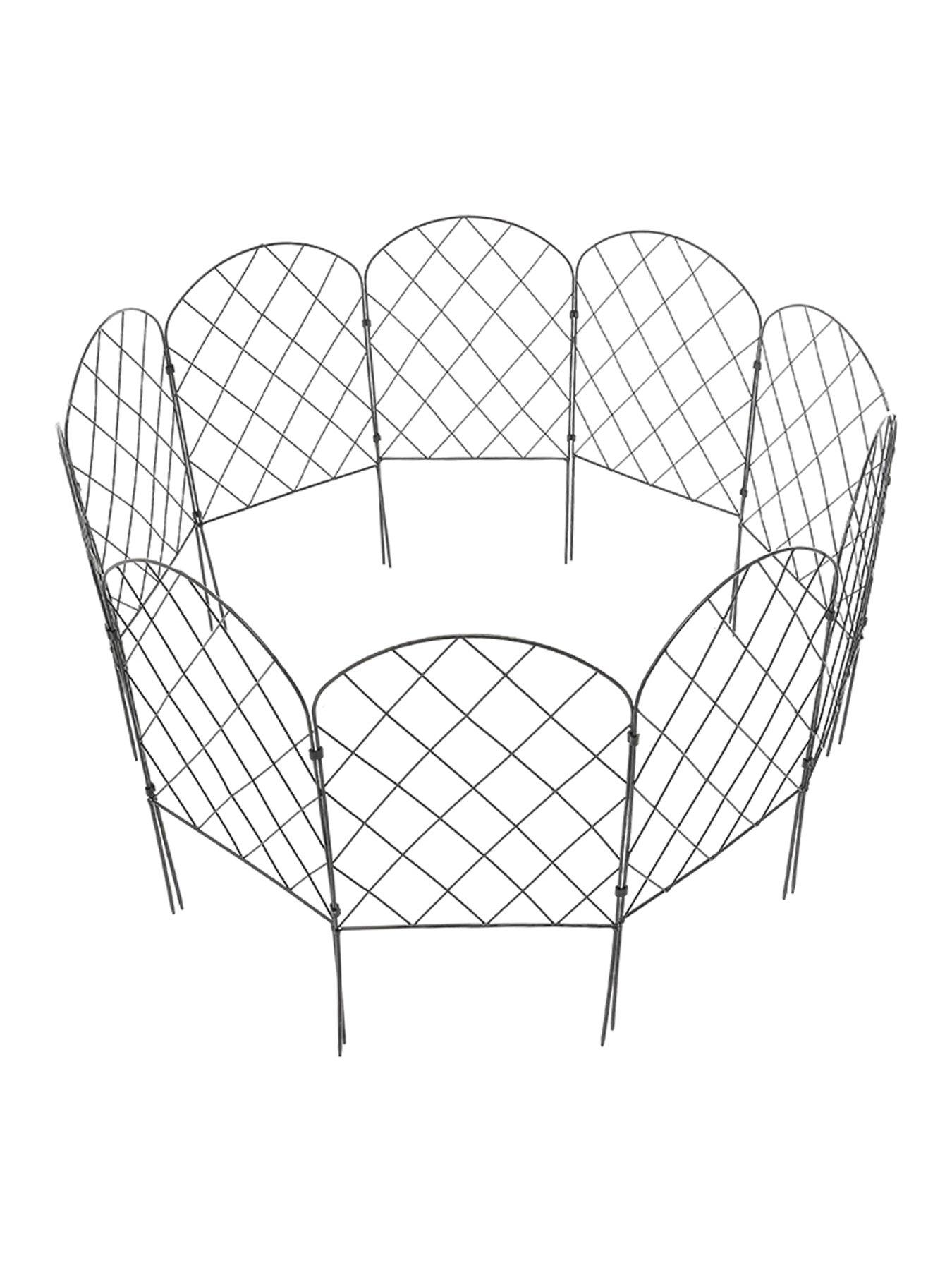 Image 5 of 7 of Living and Home 10Pcs Arches Garden Picket Fences