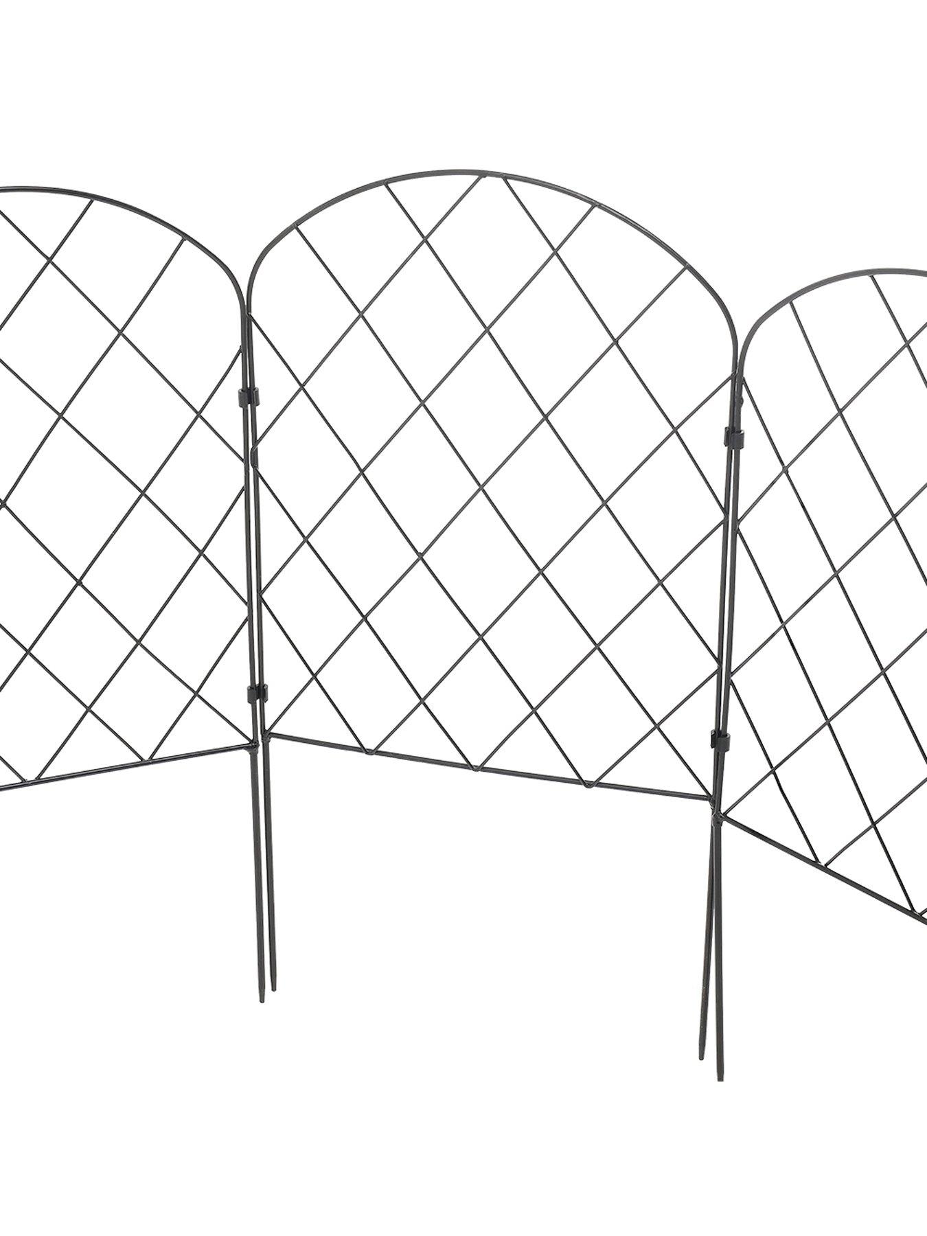 Image 6 of 7 of Living and Home 10Pcs Arches Garden Picket Fences