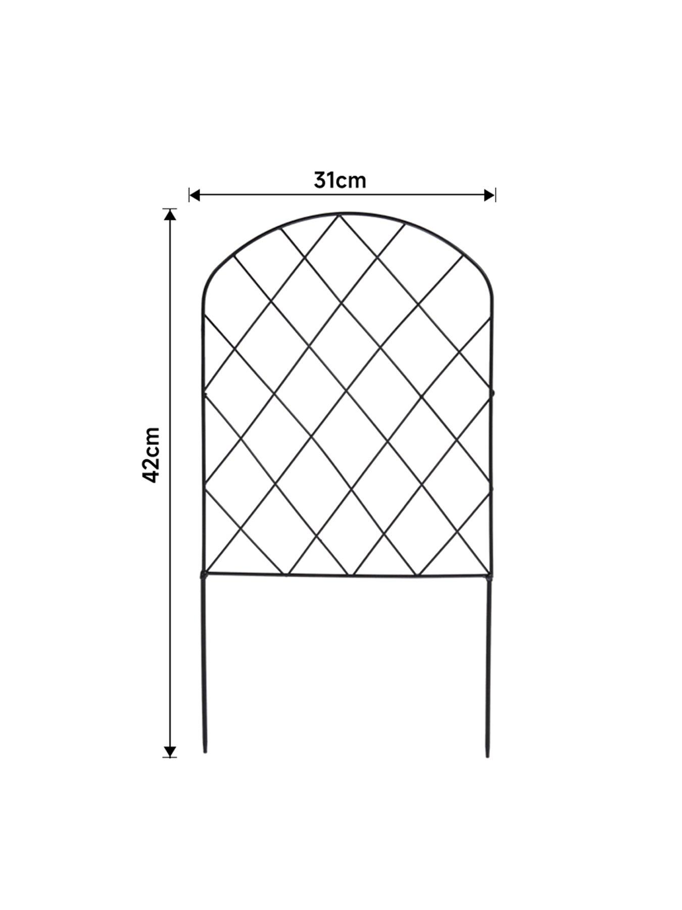 Image 7 of 7 of Living and Home 10Pcs Arches Garden Picket Fences