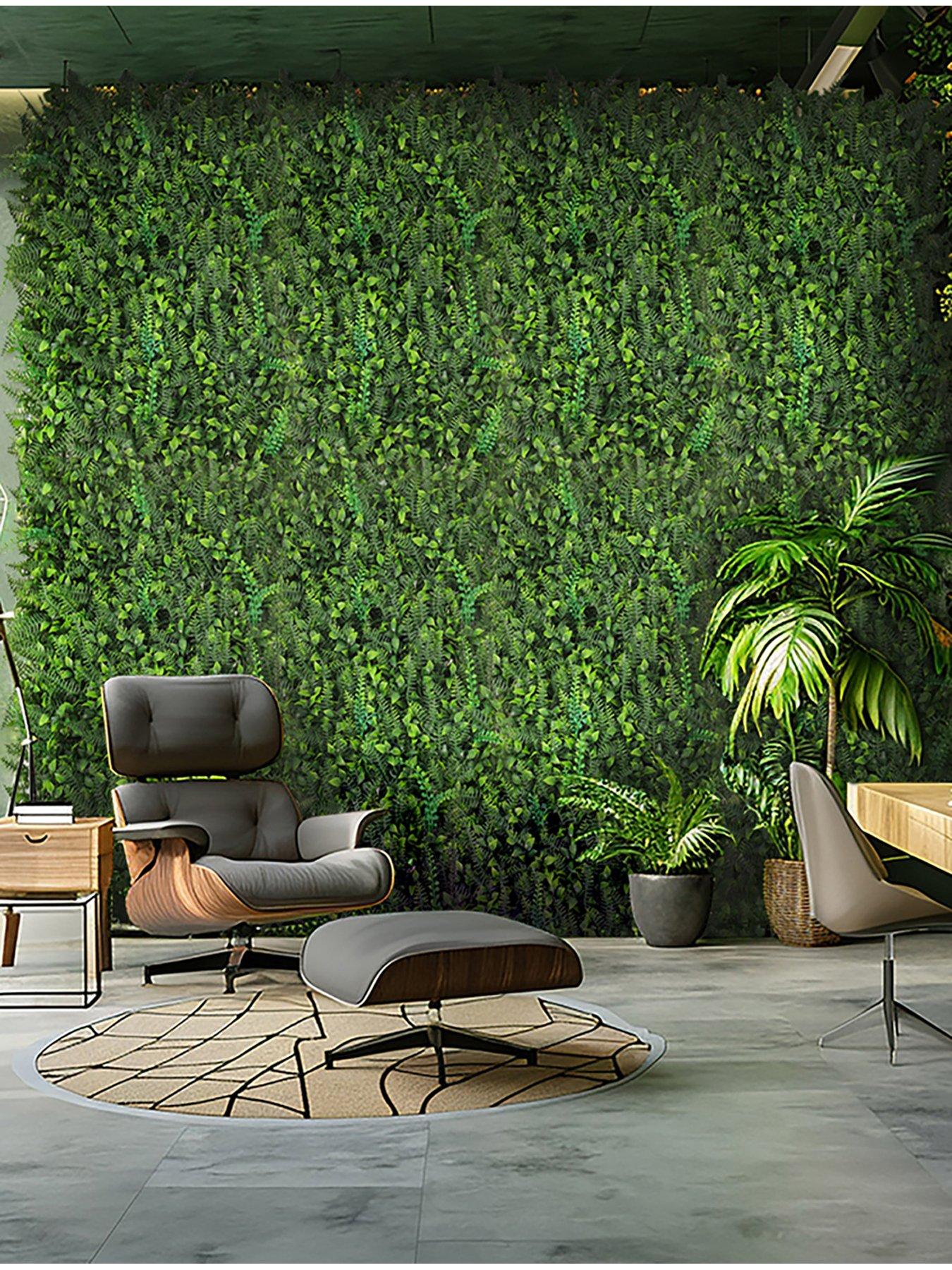 Image 1 of 6 of Living and Home Artificial Hedge Wall Panel W 60cm x D 40cm