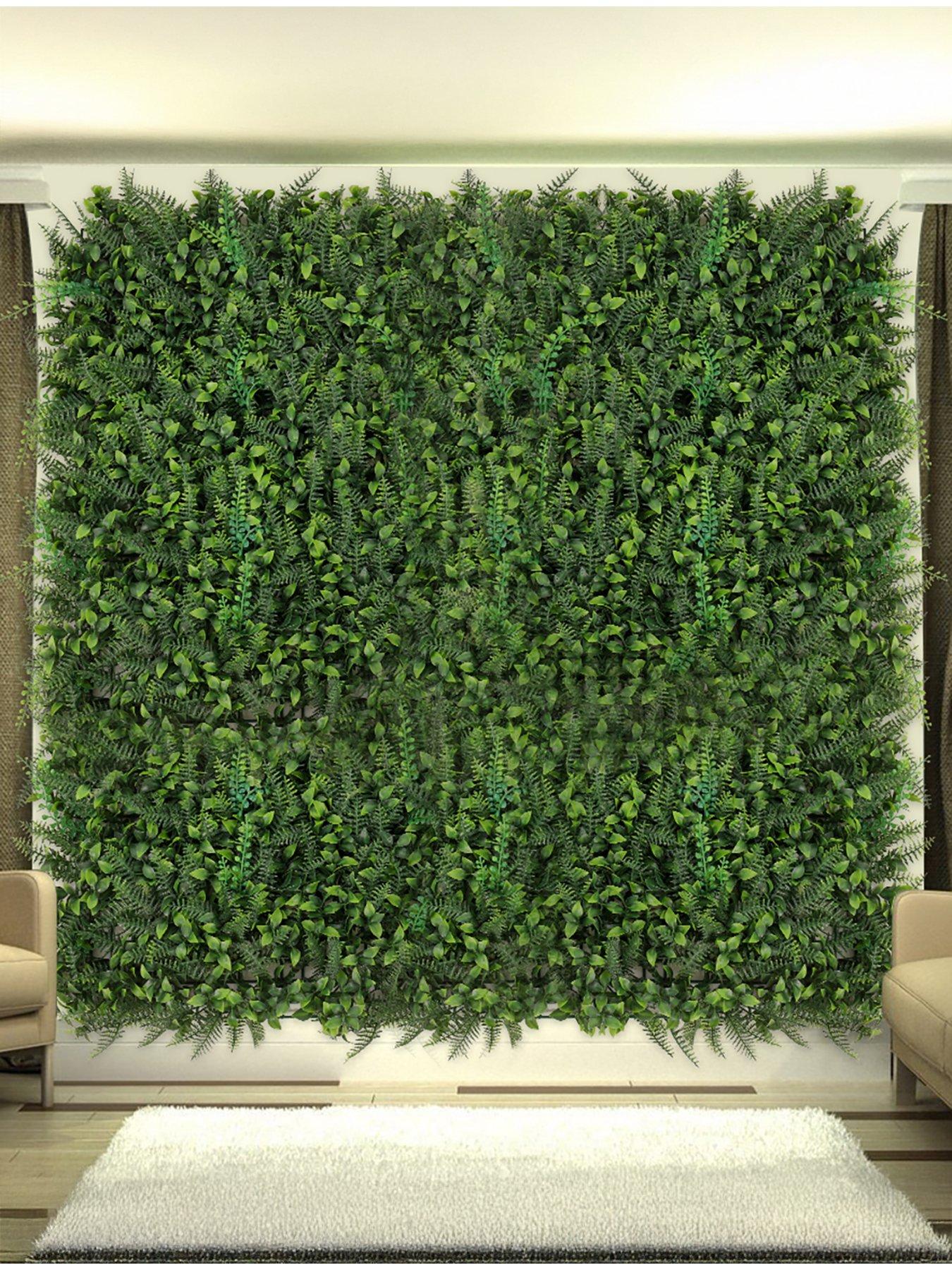 Image 4 of 6 of Living and Home Artificial Hedge Wall Panel W 60cm x D 40cm