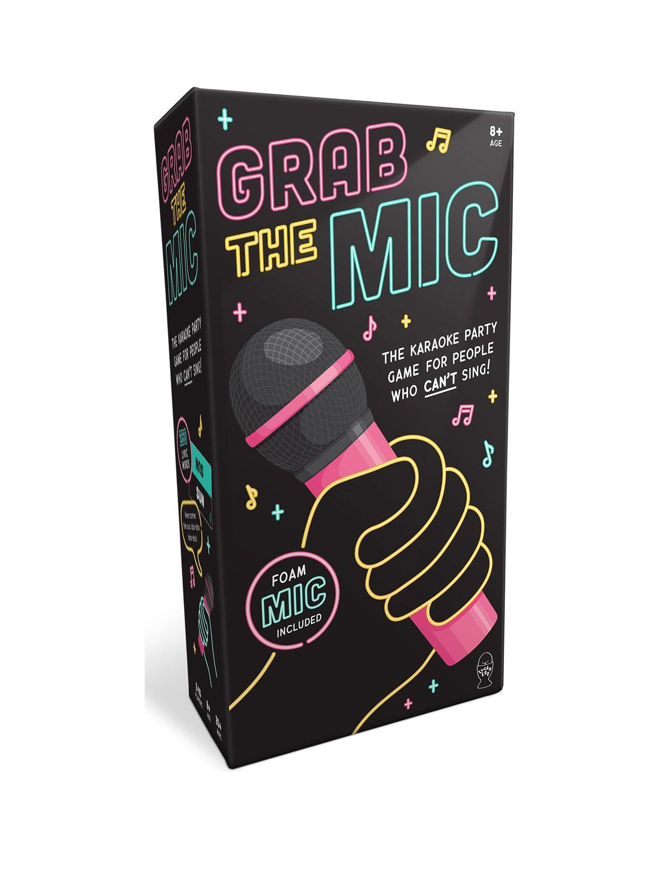 Image 1 of 4 of Lucky Egg Games Grab The Mic Family Karaoke Board Game