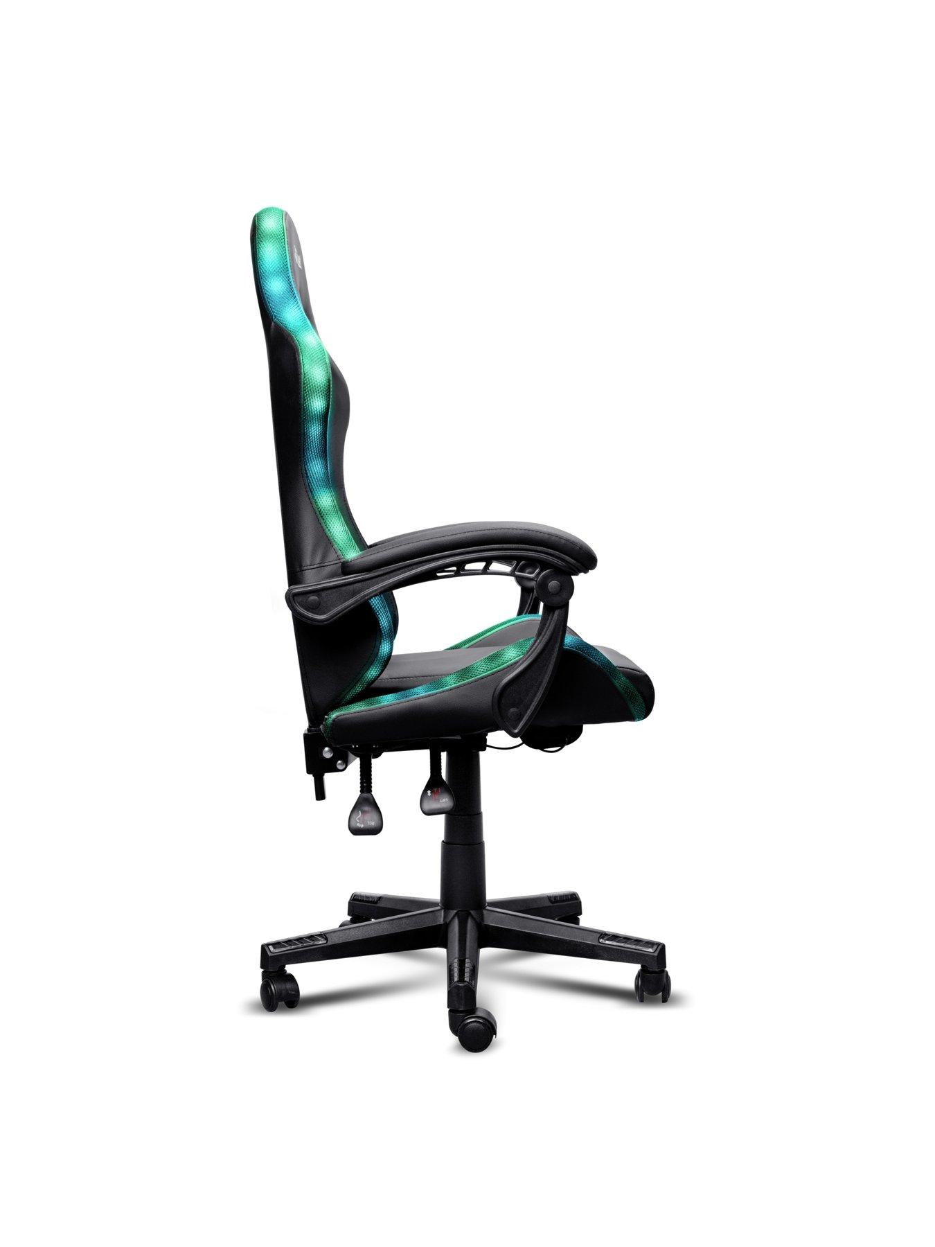 Image 5 of 8 of Trust GXT 704 Roniq Comfortable, Adjustable Gaming Chair with RGB lighting - Black