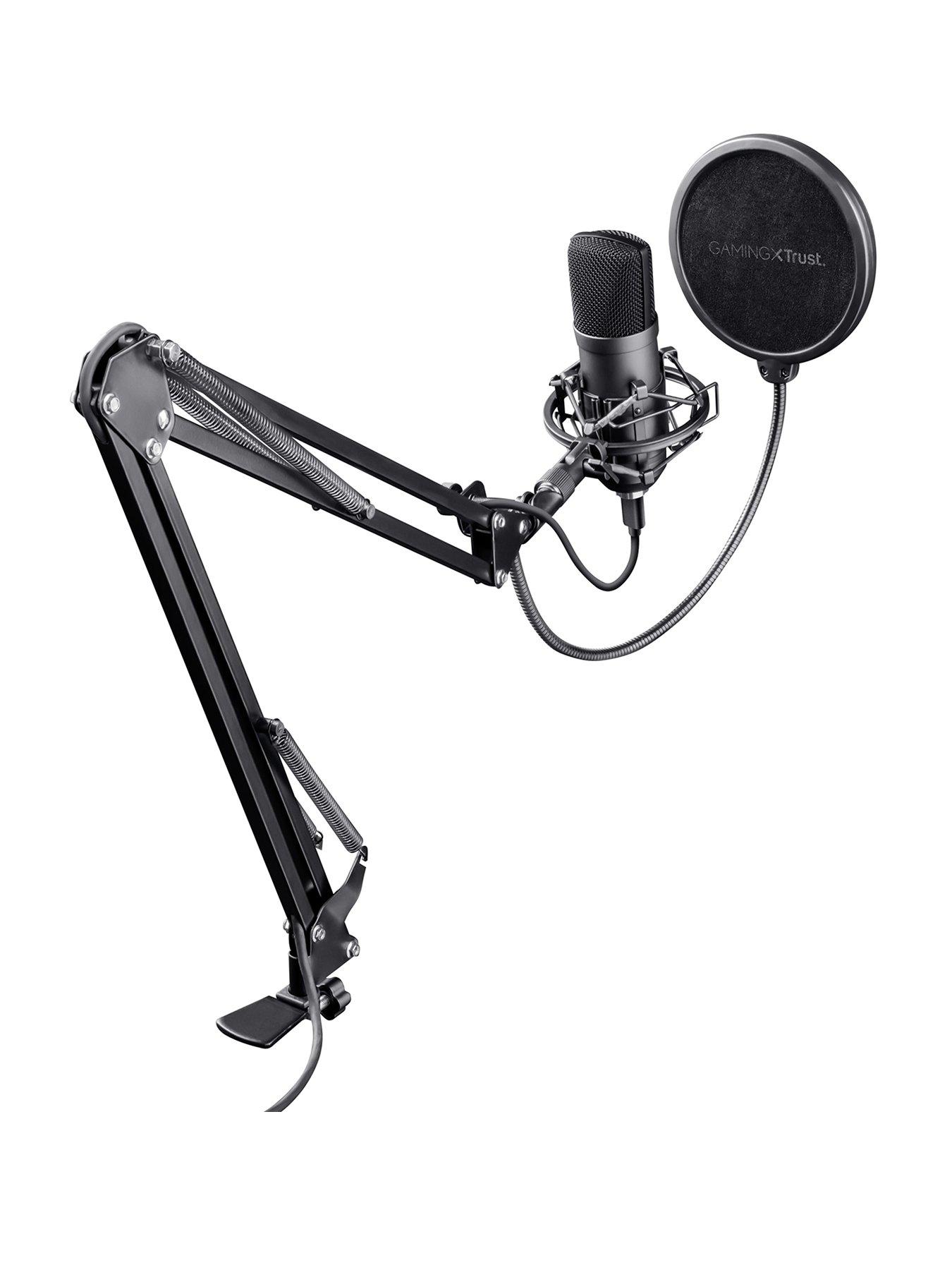 undefined GXT252+ Emita Plus Studio microphone for PC, Laptop - Black