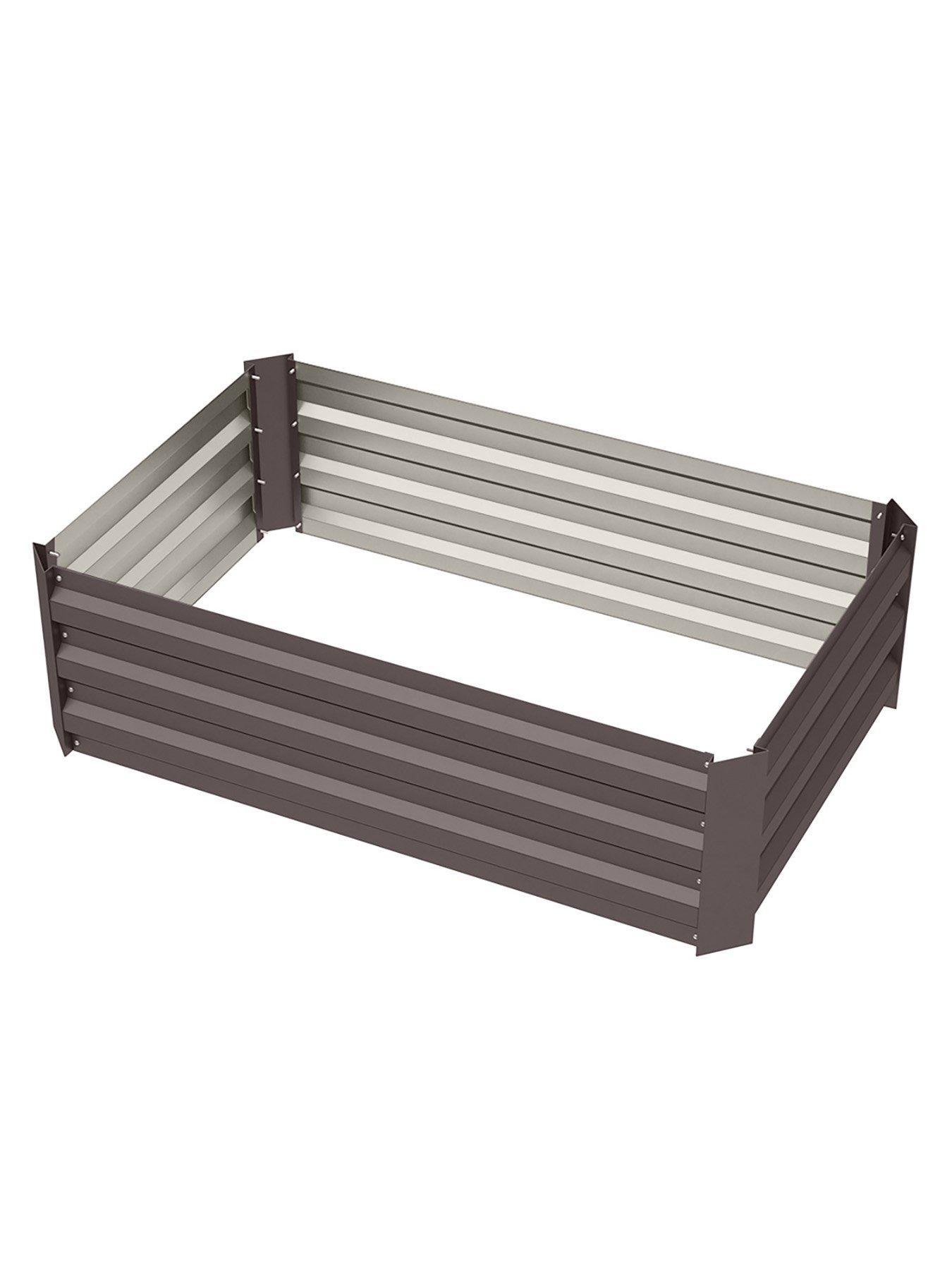 Image 2 of 7 of Living and Home Rectangular Raised Garden Bed W 120 cm x D 90 cm