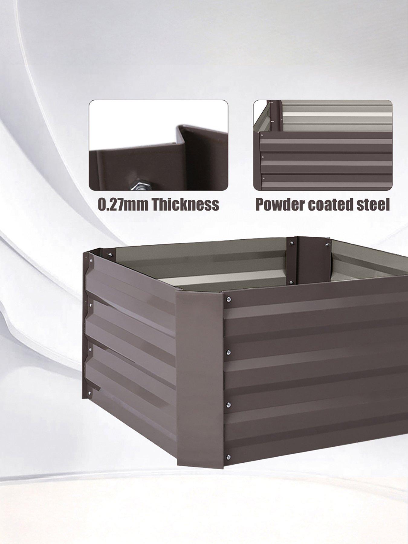 Image 5 of 7 of Living and Home Rectangular Raised Garden Bed W 120 cm x D 90 cm