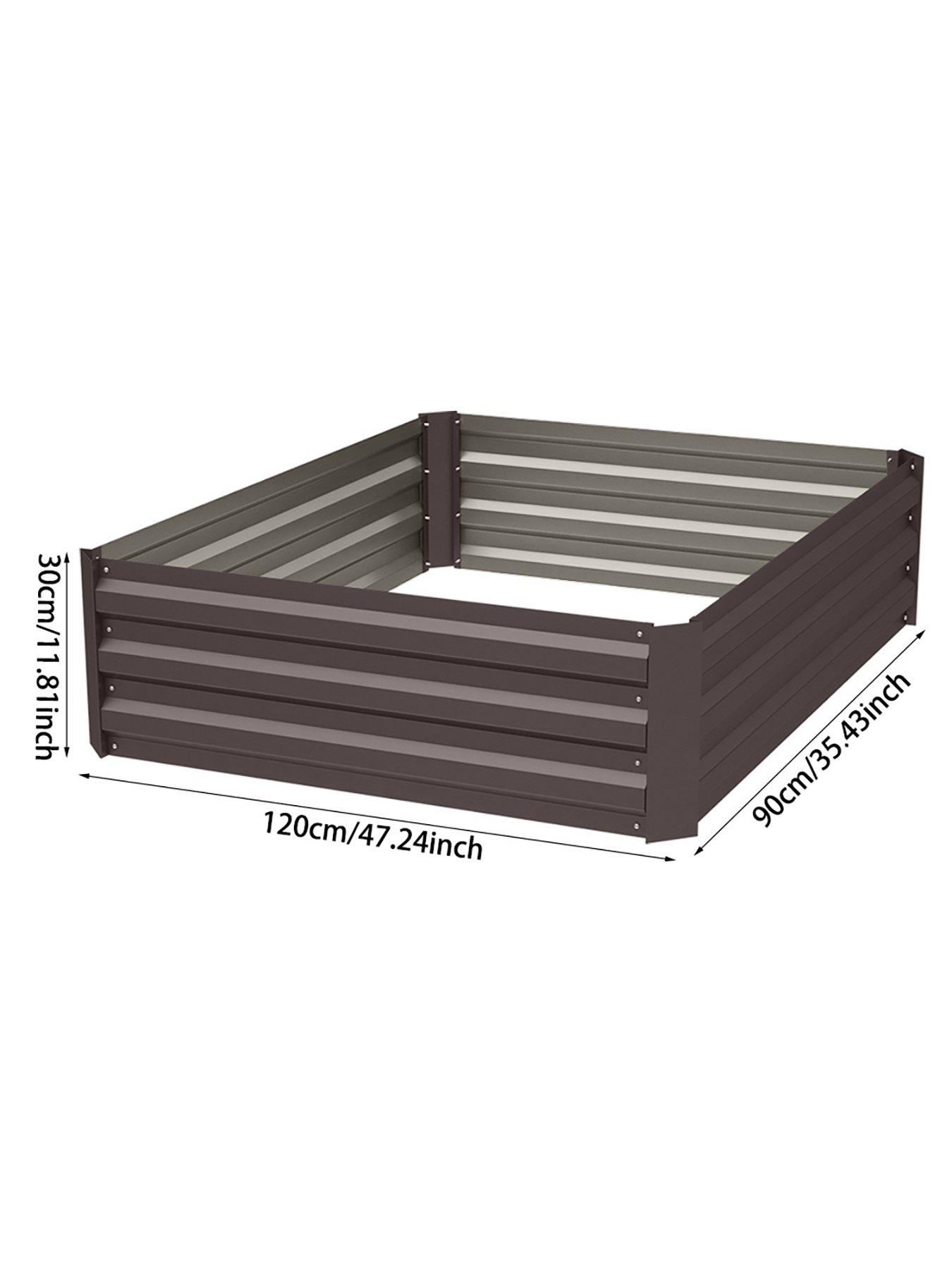 Image 7 of 7 of Living and Home Rectangular Raised Garden Bed W 120 cm x D 90 cm