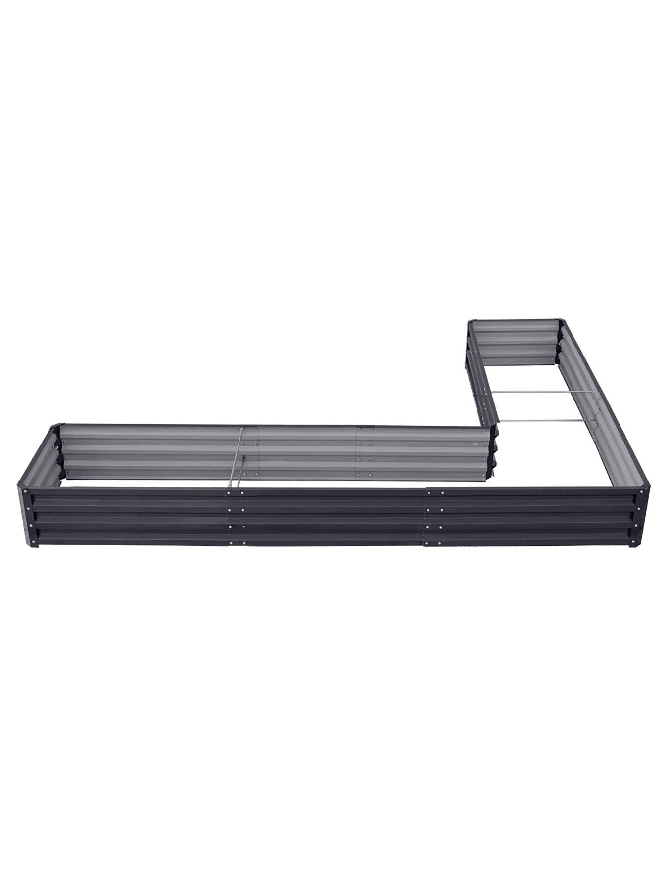 Image 3 of 6 of Living and Home L Shaped Raised Garden Bed L 207 cm x W 277 cm