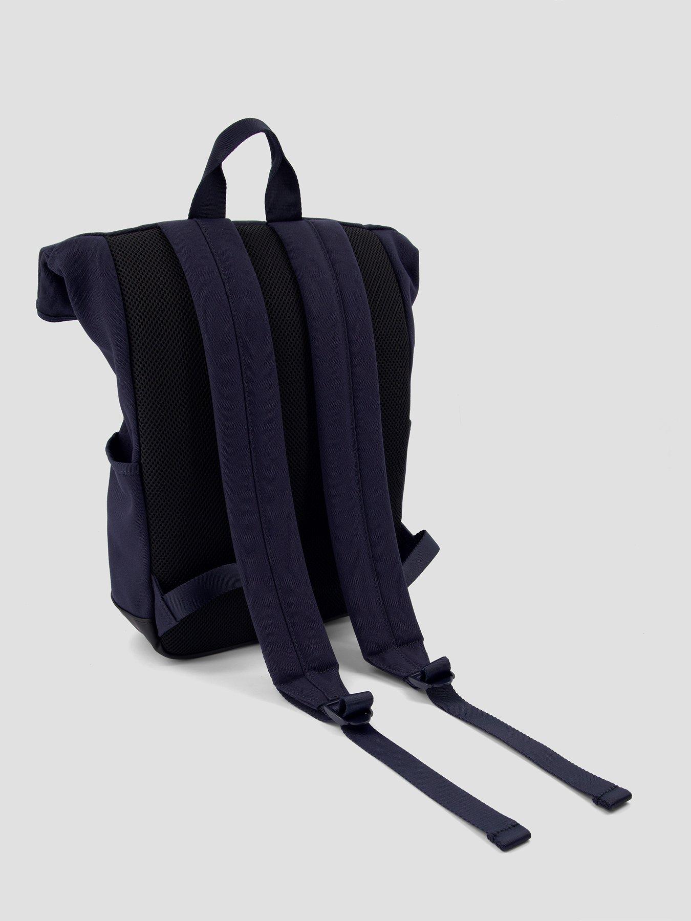 Image 2 of 3 of Tommy Hilfiger Kids Heritage Flag Roll-Top Backpack - Navy