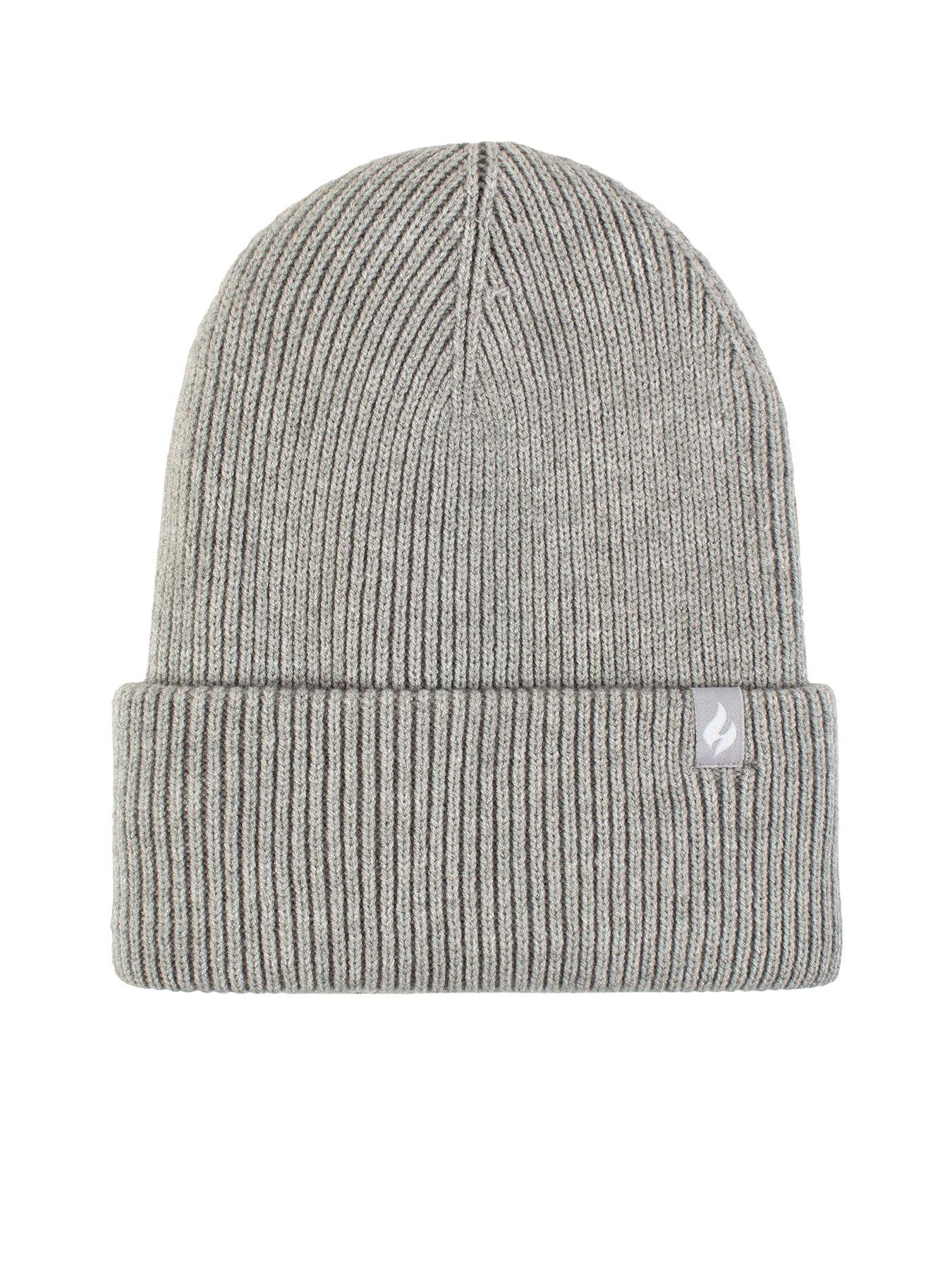 Heat Holders Vermont Fine Rib Turn Over Hat - Frost Grey