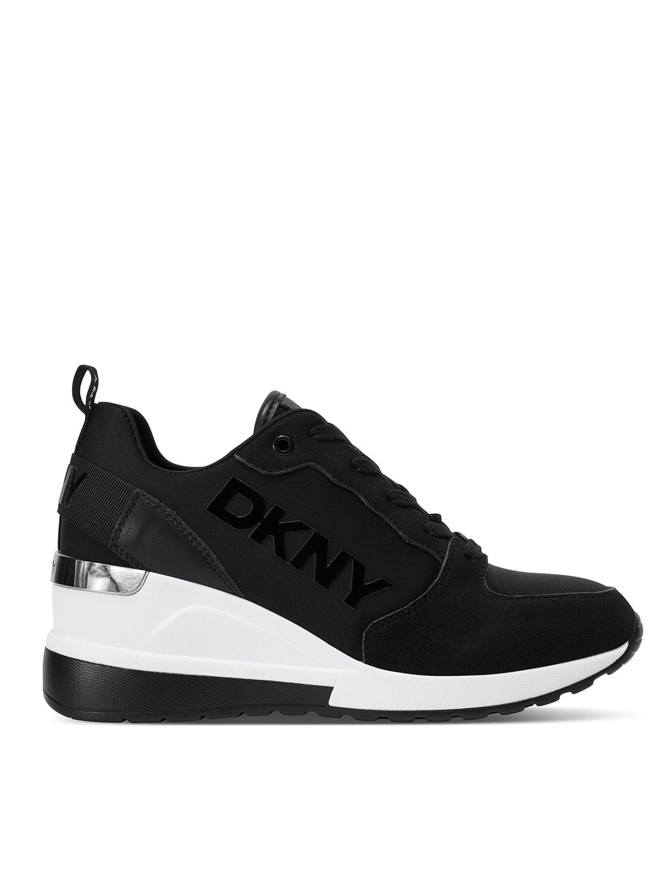 DKNY Cait Wedge Sneaker - Black