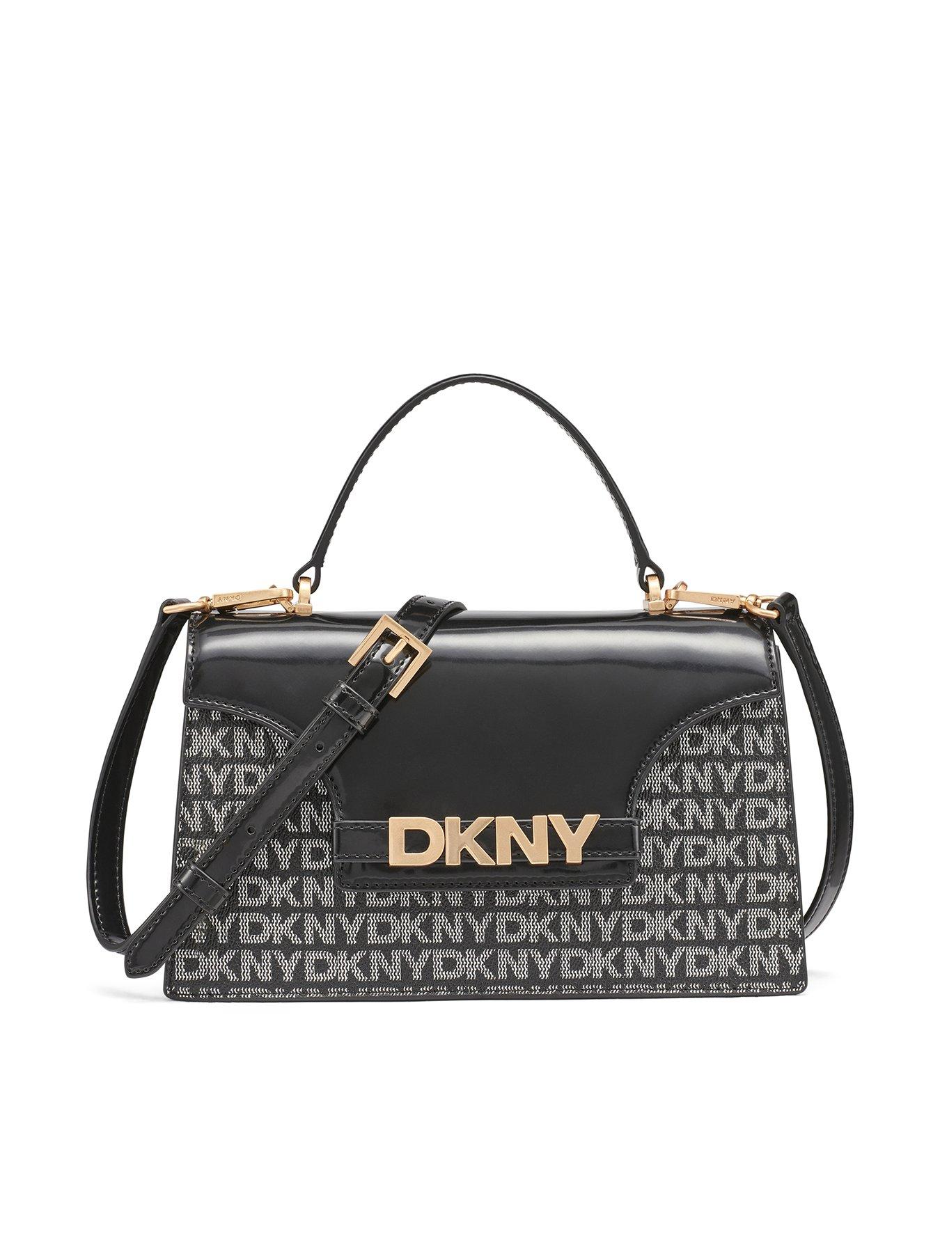 DKNY Avril Th Flap Satchel - Black