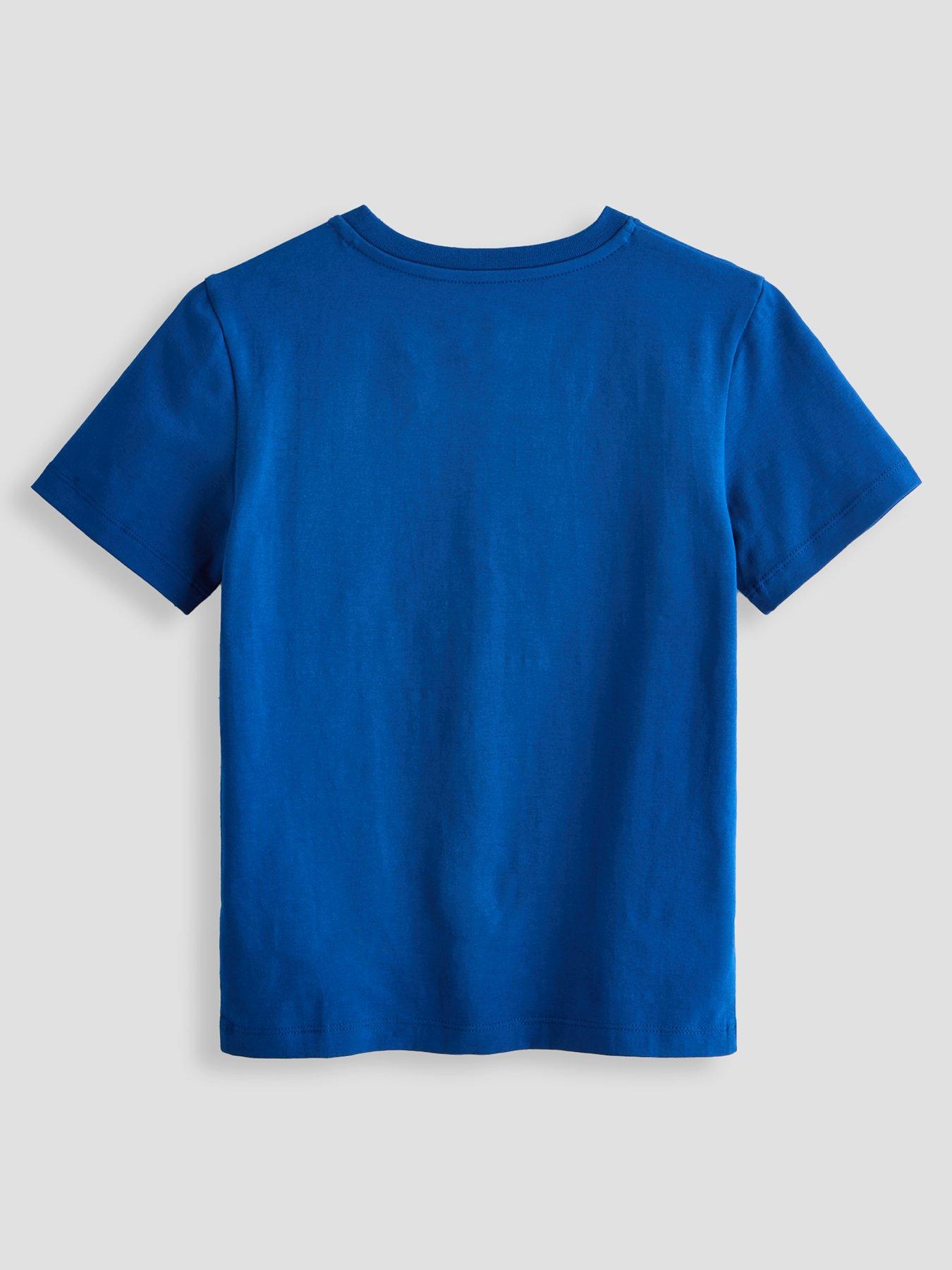 Image 2 of 4 of Calvin Klein Jeans Boys Monologo Short Sleeve T-Shirt - Blue