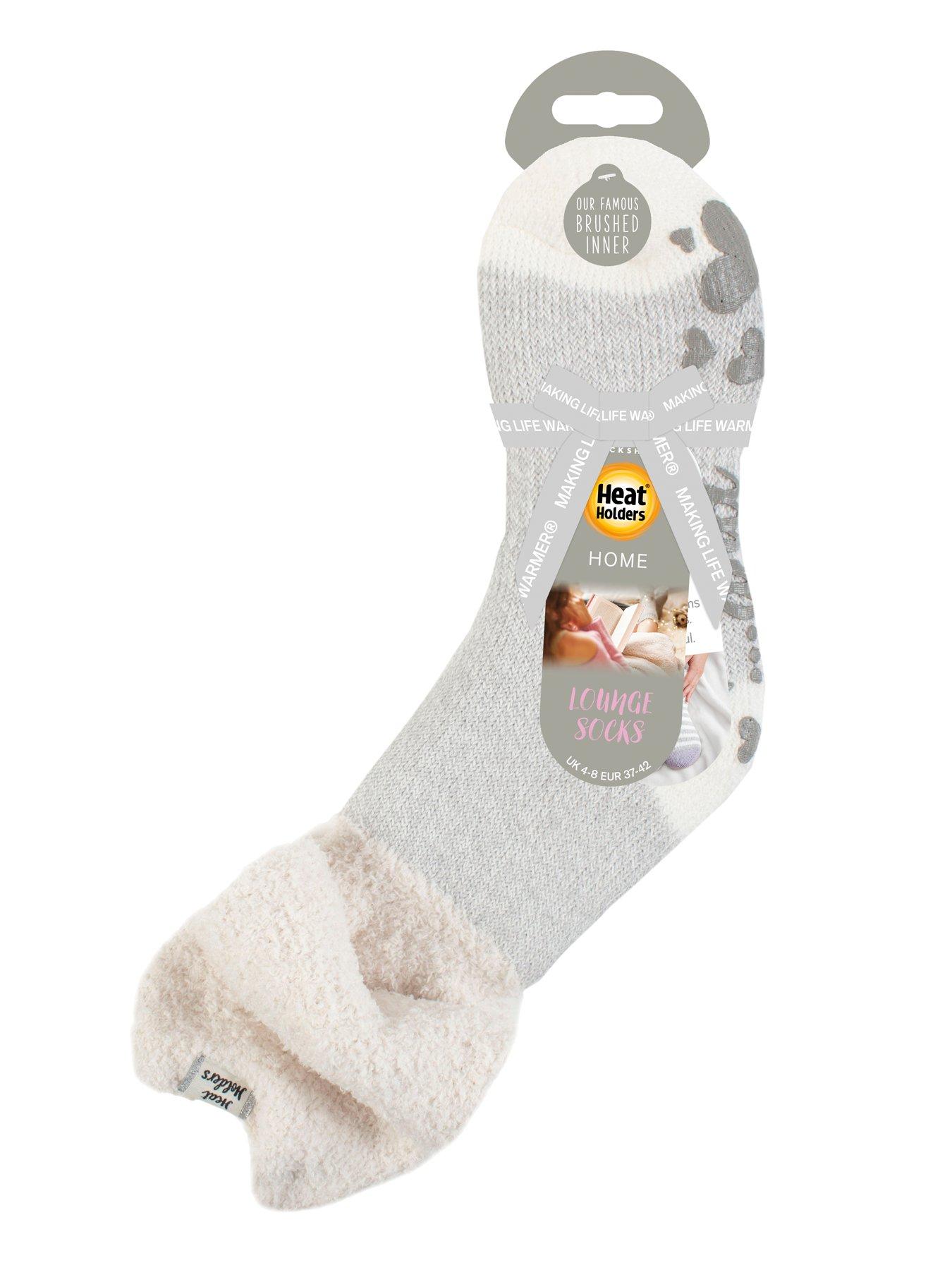 Image 3 of 3 of Heat Holders Cosy Hydra Socks - Cream/Silver