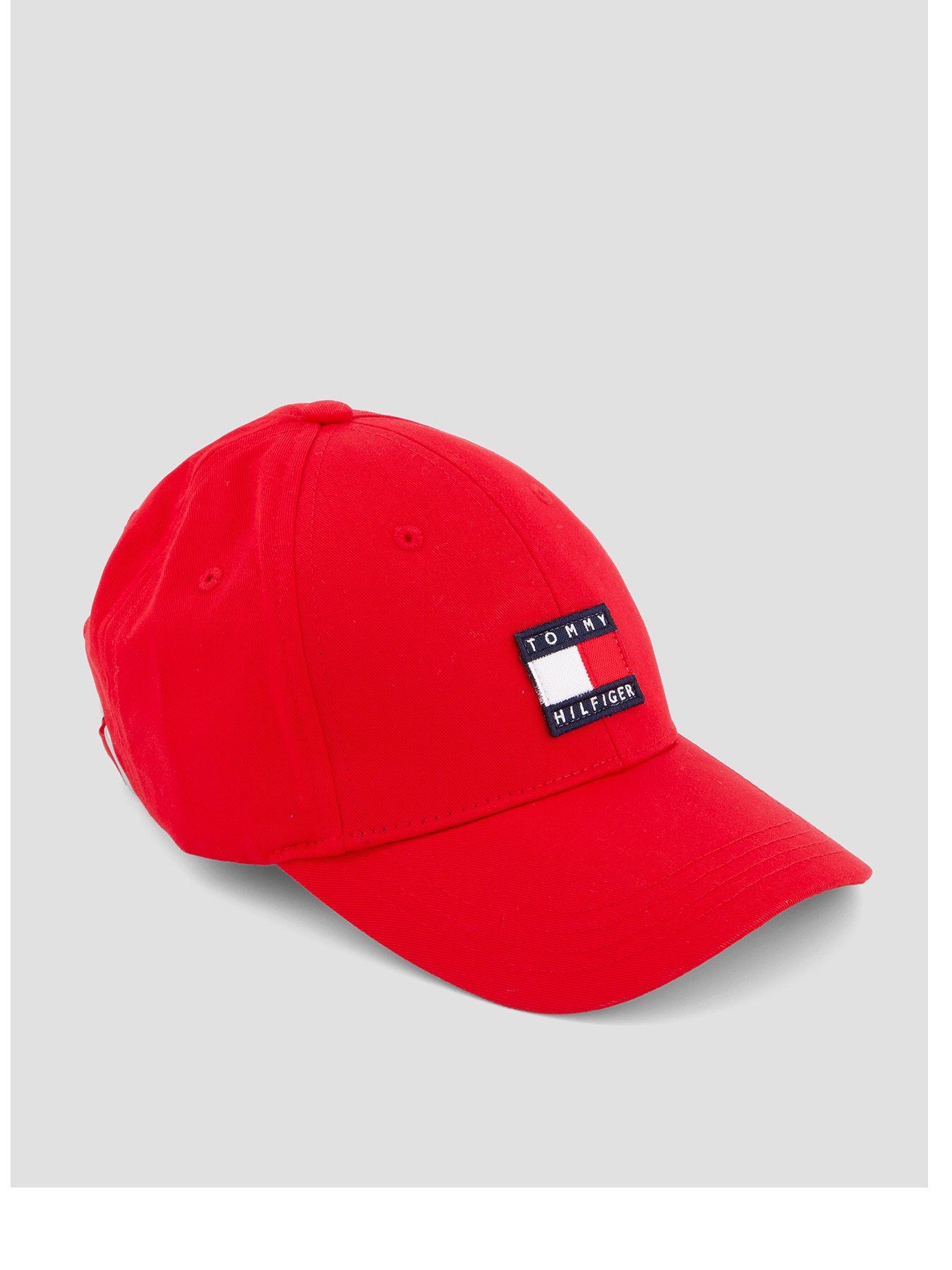 Tommy Hilfiger Kids Heritage Flag Cap - Red