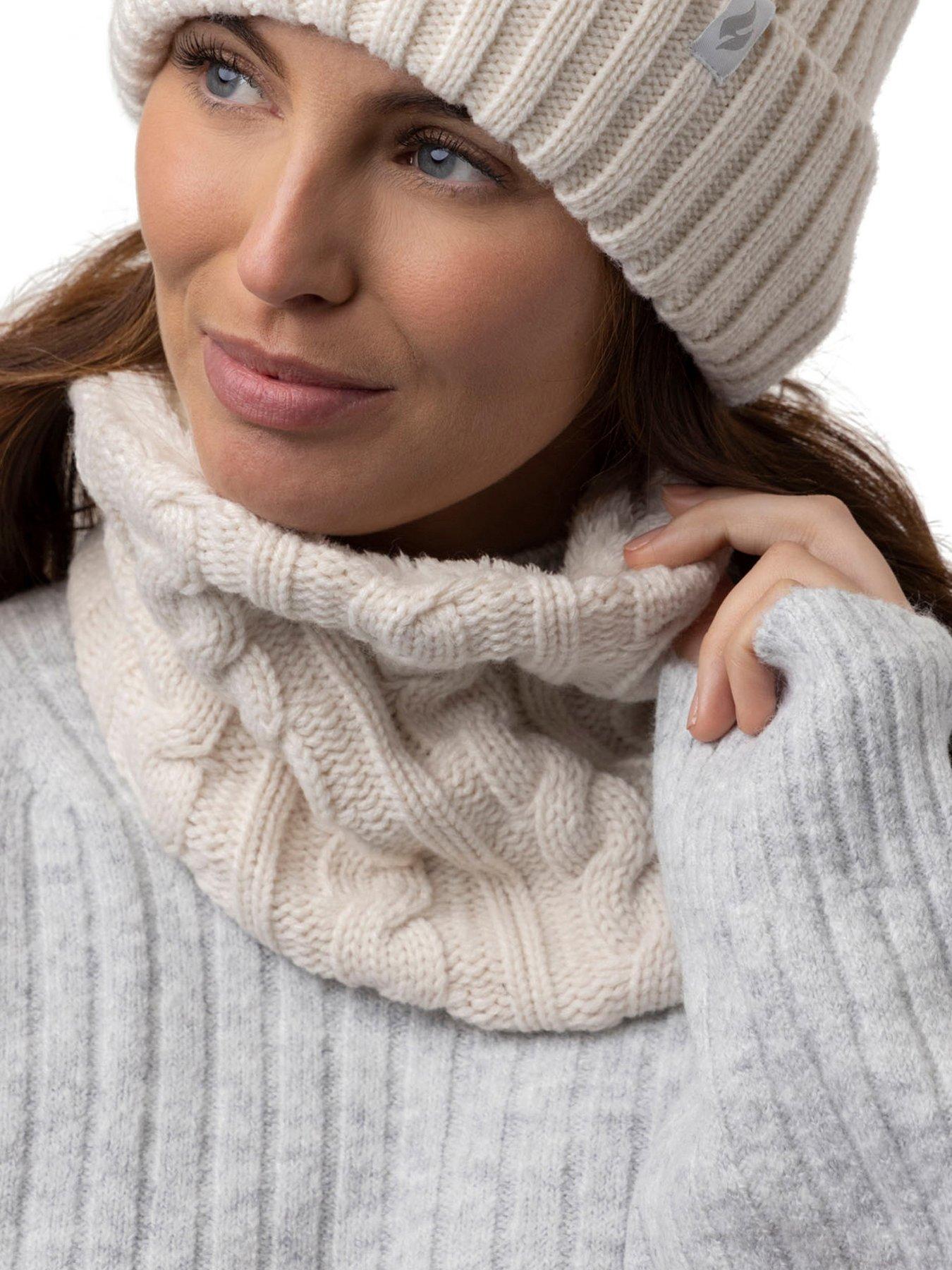 Image 2 of 3 of Heat Holders Marlow Thermal Neck Warmer - Cream