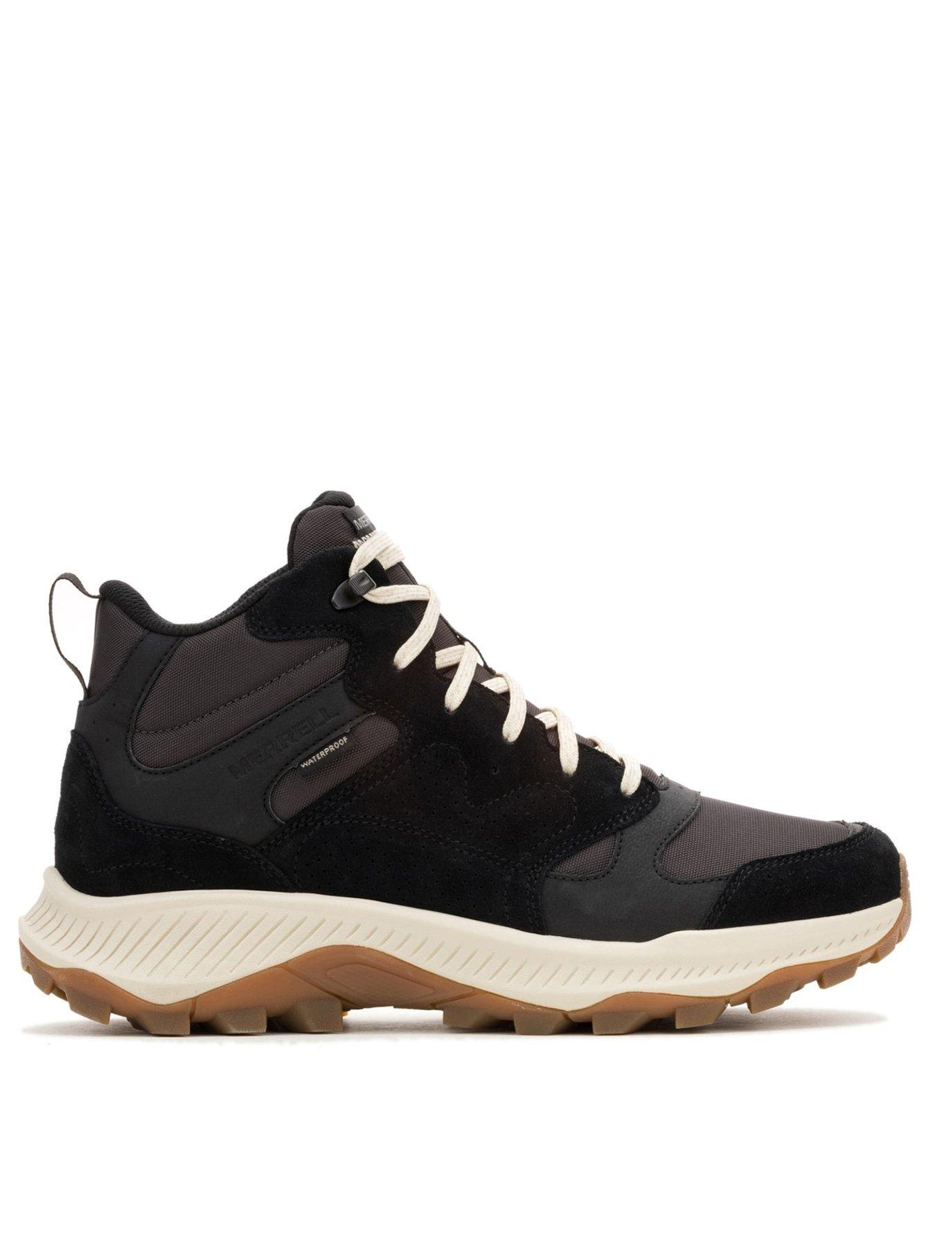 Merrell Mens Tempo Sol Mid Waterproof Boots - Black - Image 3