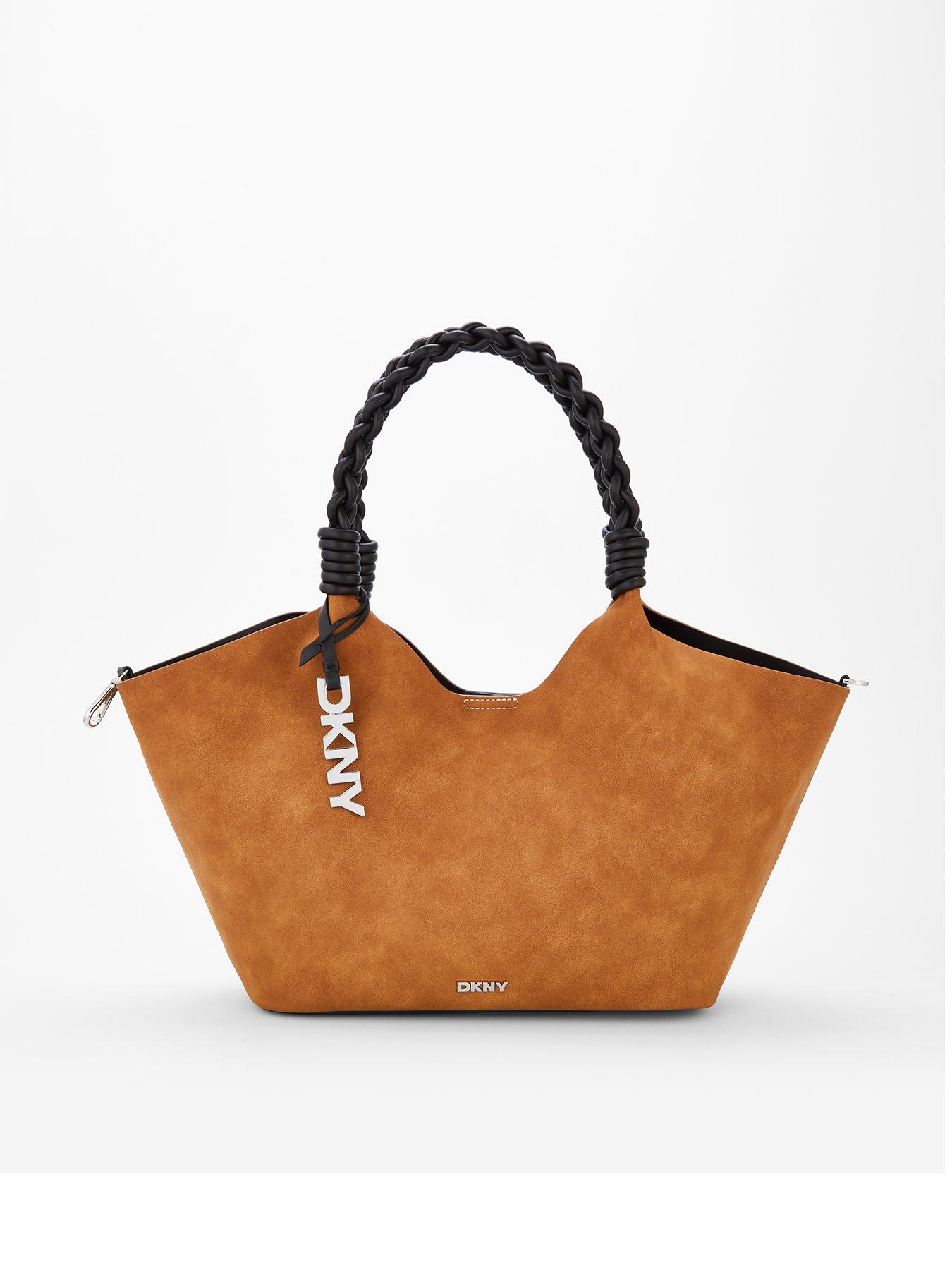 DKNY Paula Medium Logo Tote Bag - Light Brown