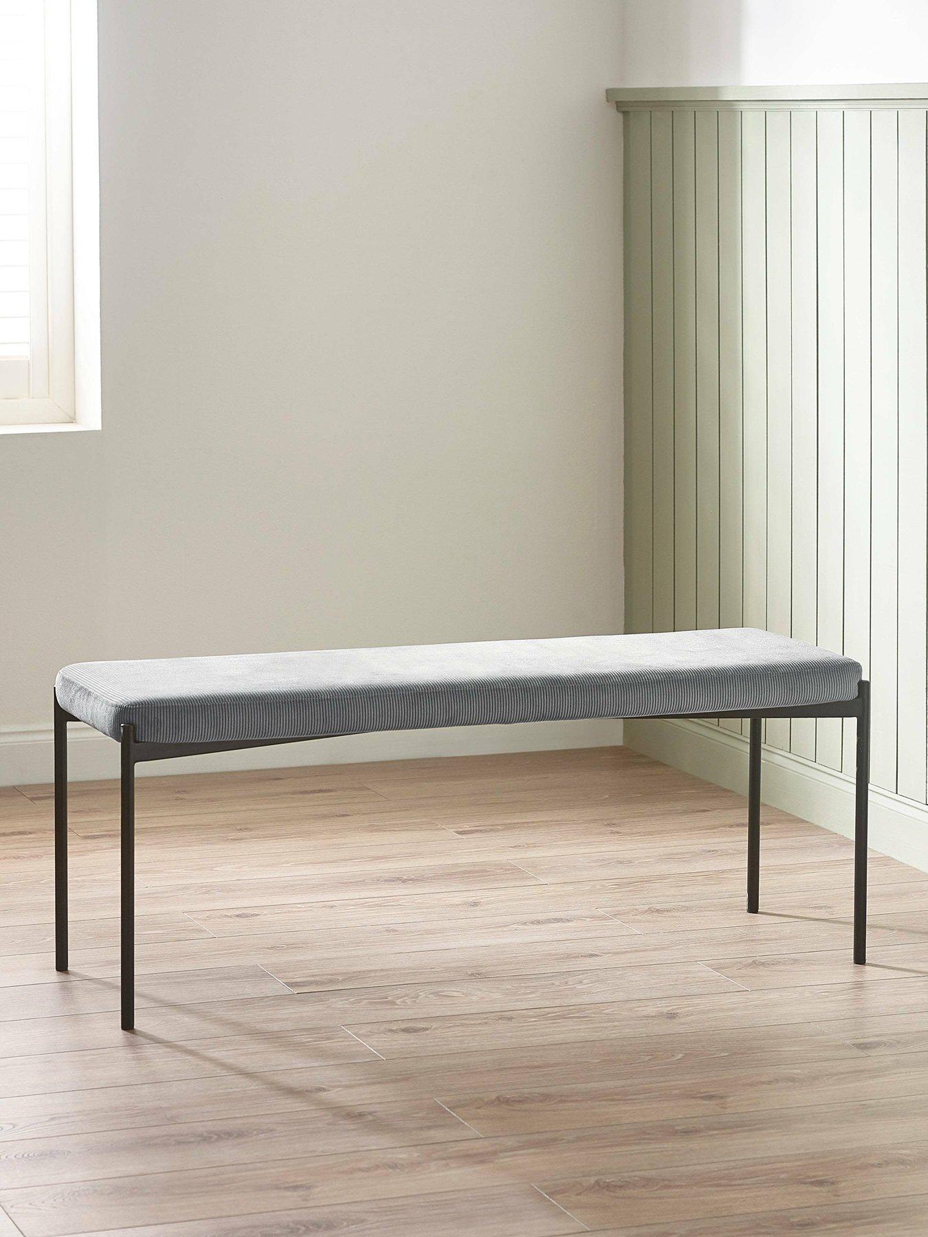 undefined Leonie Bench - Grey