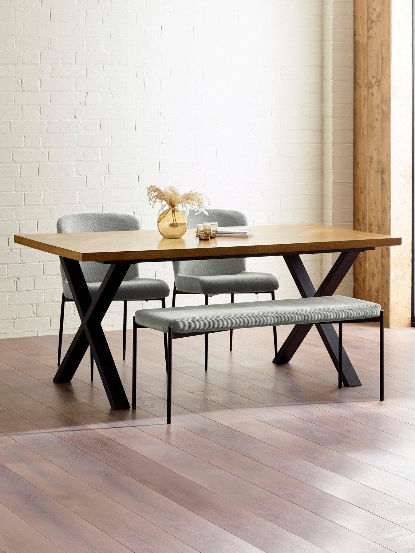 Image 6 of 6 of Julian Bowen Set Of 2 Leonie Dining Chairs - Grey