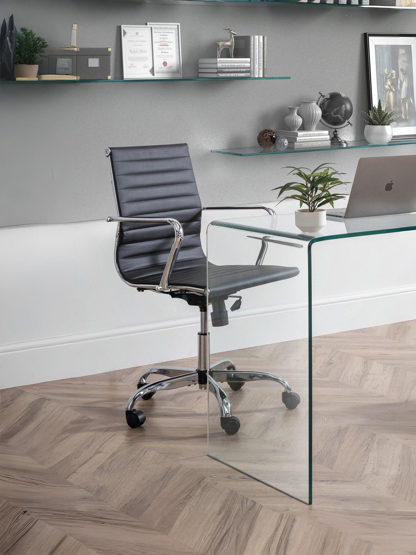 Image 1 of 5 of Julian Bowen Gio Black &amp; Chrome Office Chair