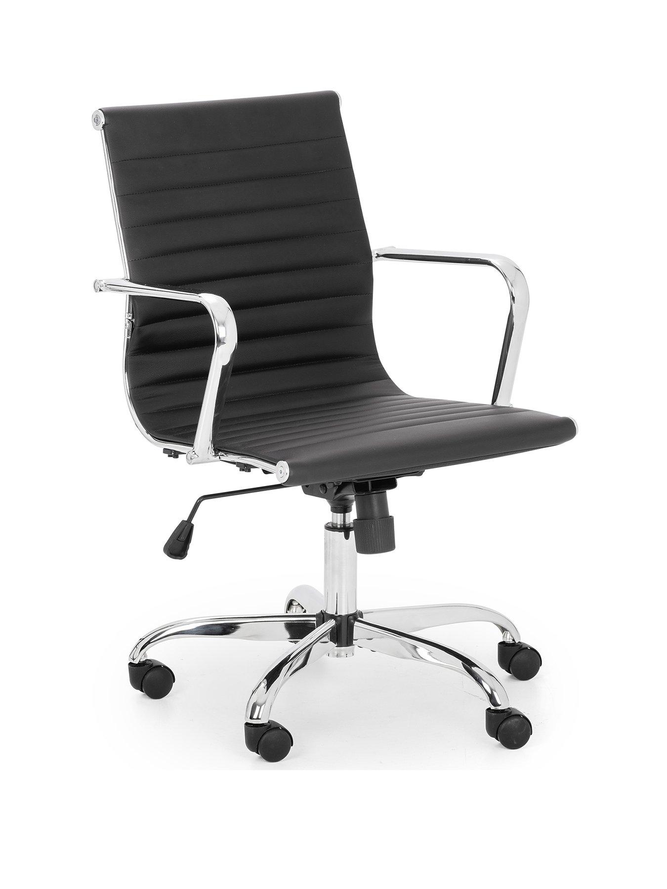 Image 2 of 5 of Julian Bowen Gio Black &amp; Chrome Office Chair