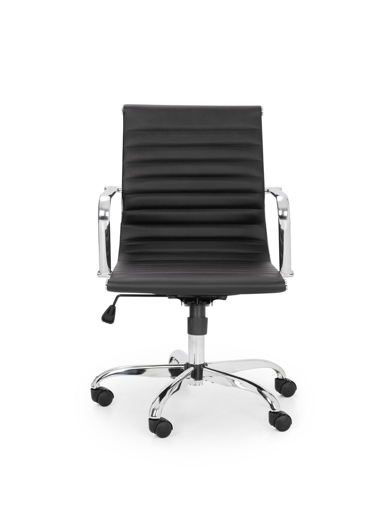 Image 3 of 5 of Julian Bowen Gio Black &amp; Chrome Office Chair