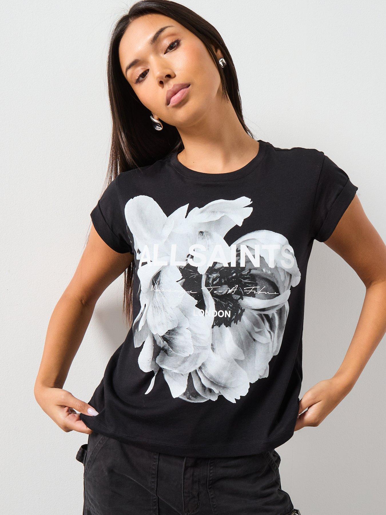 AllSaints Lena Anna T-Shirt - Black