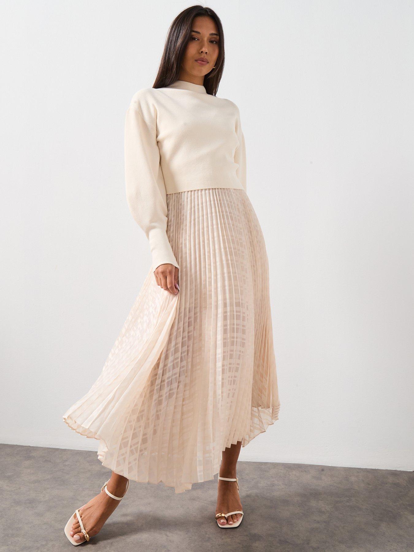 AllSaints Sinead Dress - Cream | Very